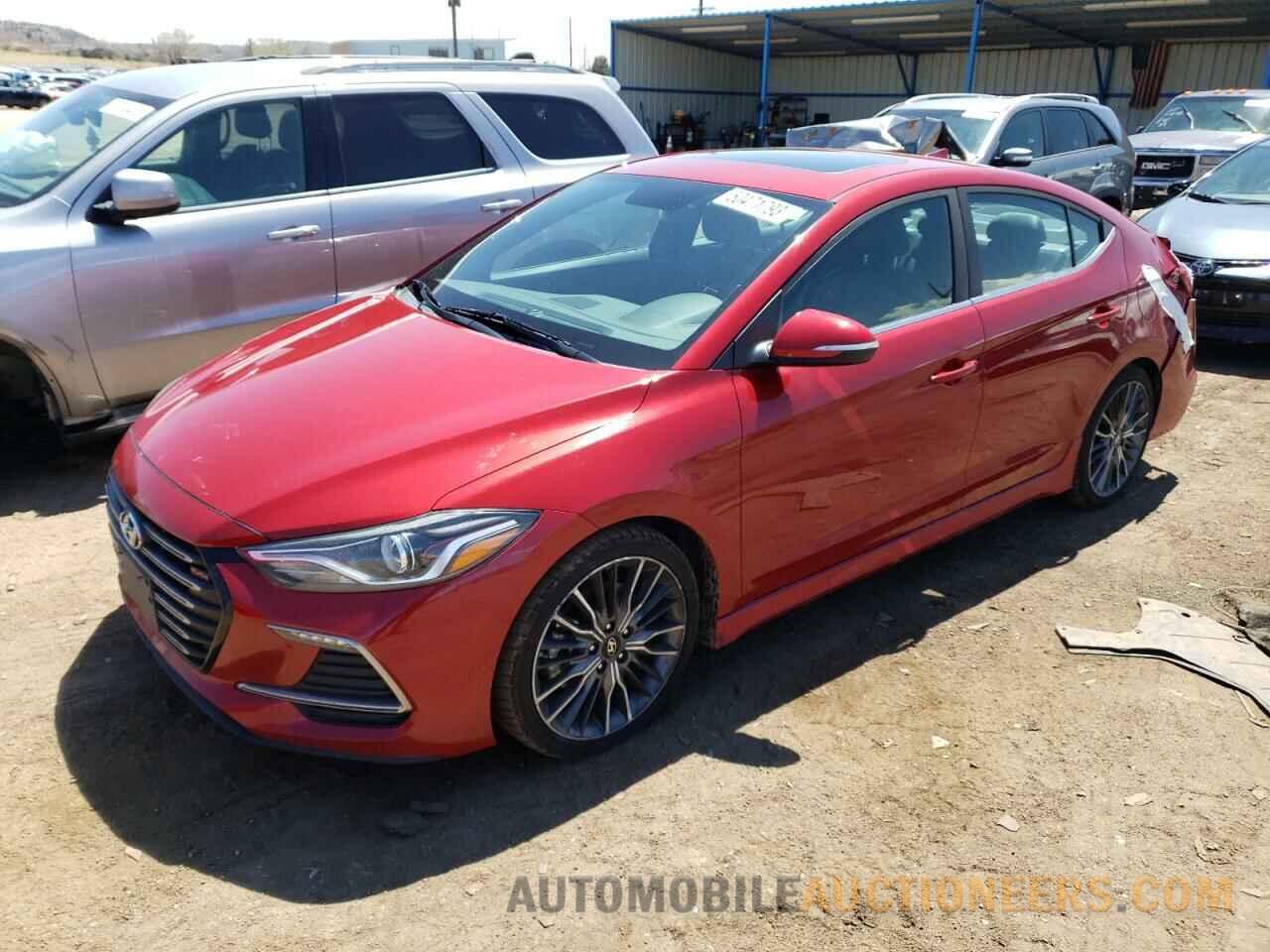 KMHD04LB4JU453629 HYUNDAI ELANTRA 2018