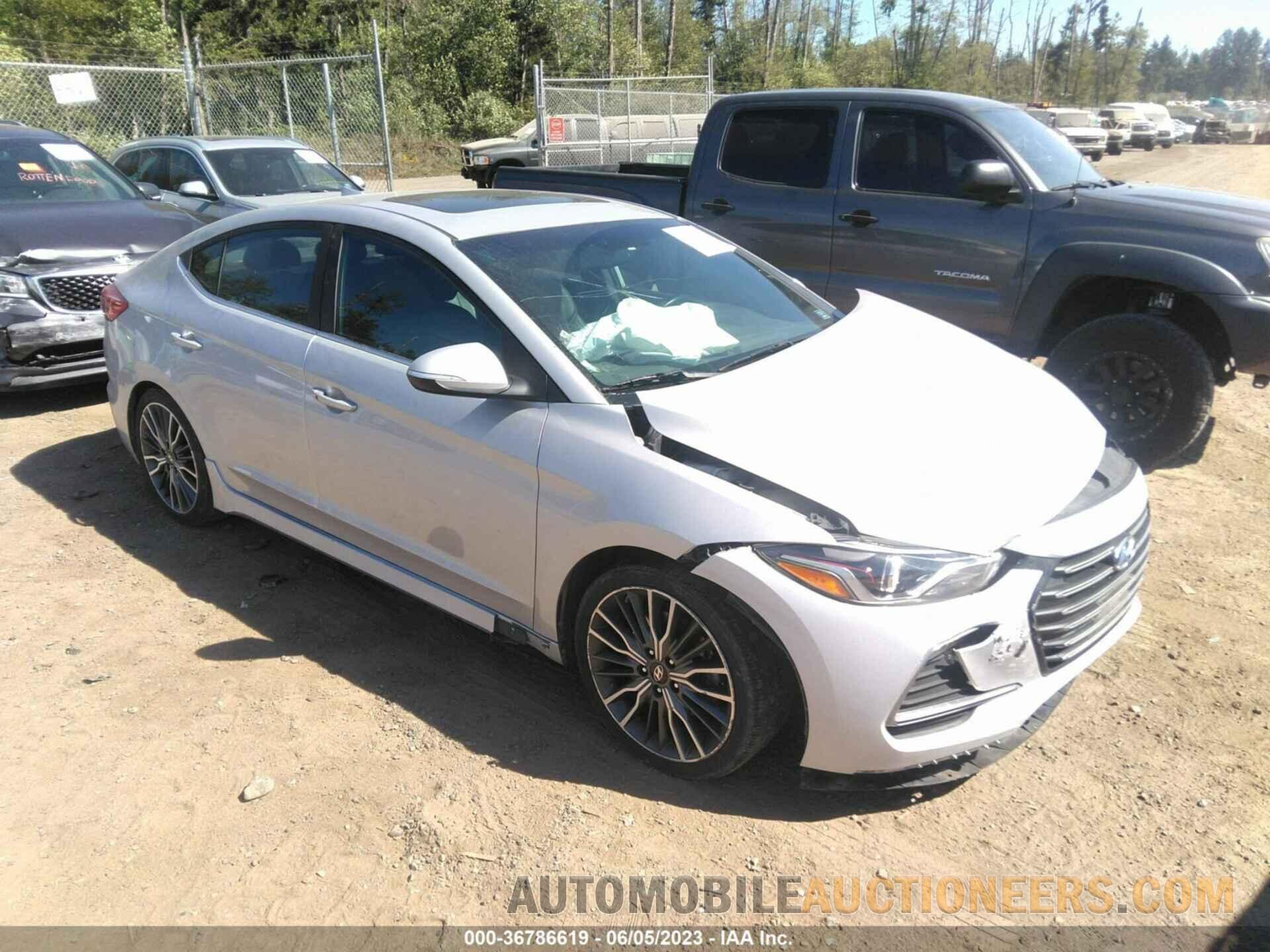 KMHD04LB6JU586554 HYUNDAI ELANTRA 2018