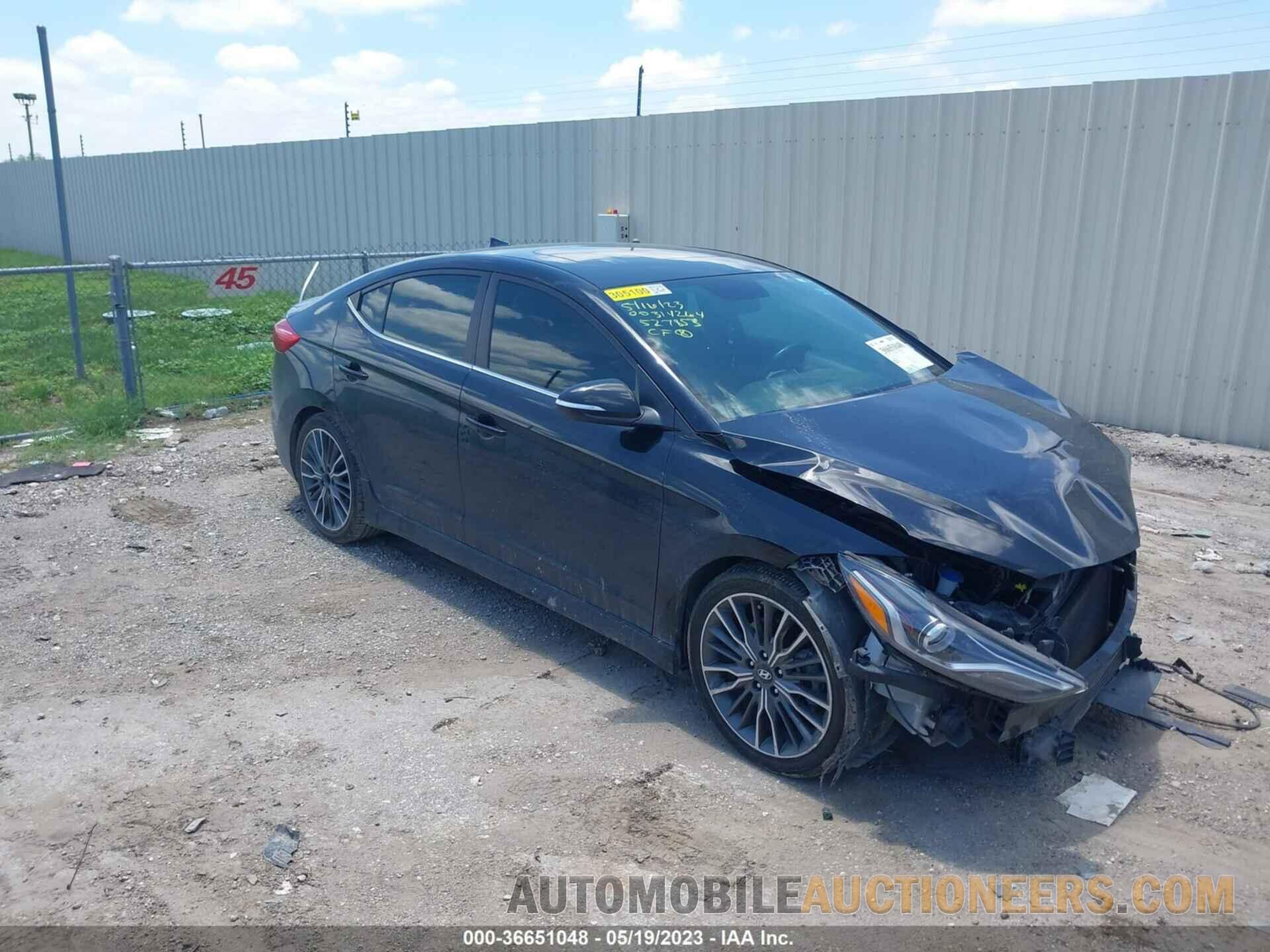 KMHD04LB7JU527853 HYUNDAI ELANTRA 2018