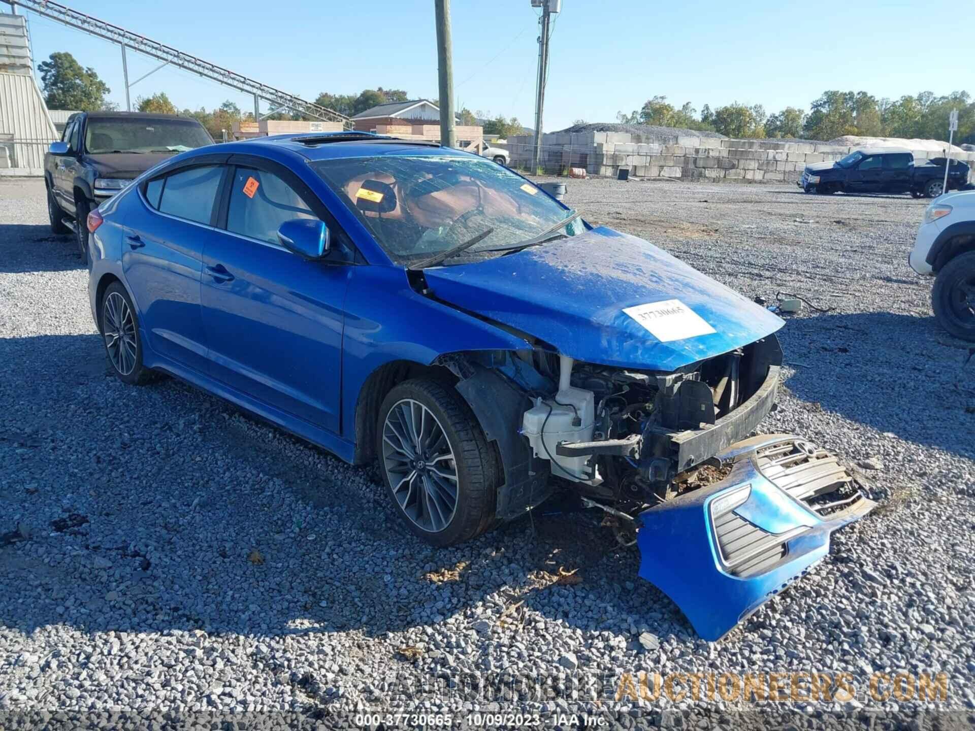 KMHD04LB7JU665358 HYUNDAI ELANTRA 2018