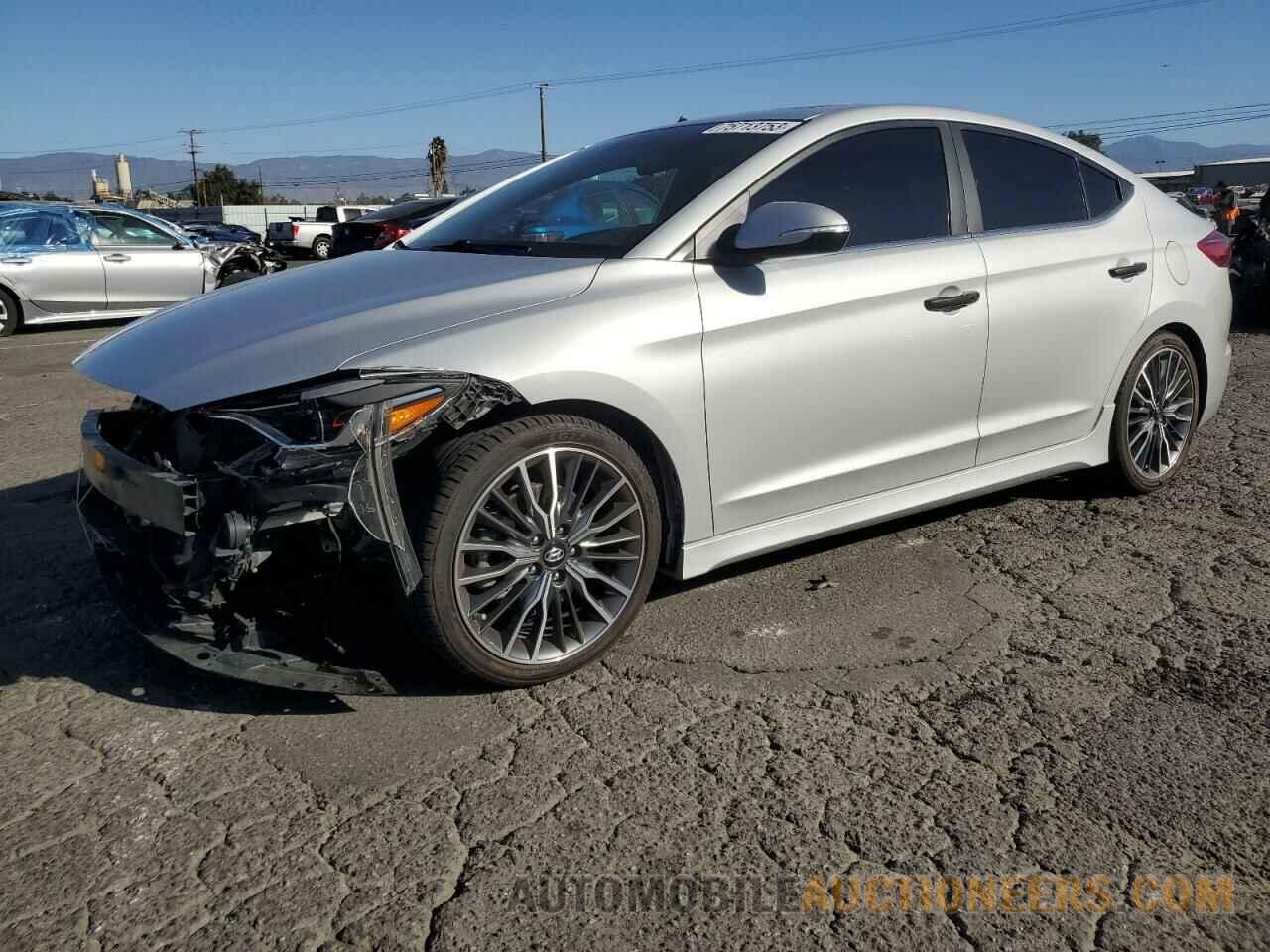 KMHD04LB7JU721220 HYUNDAI ELANTRA 2018