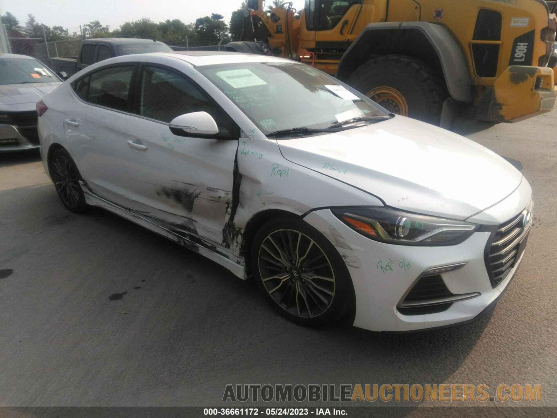 KMHD04LB9JU545626 HYUNDAI ELANTRA 2018