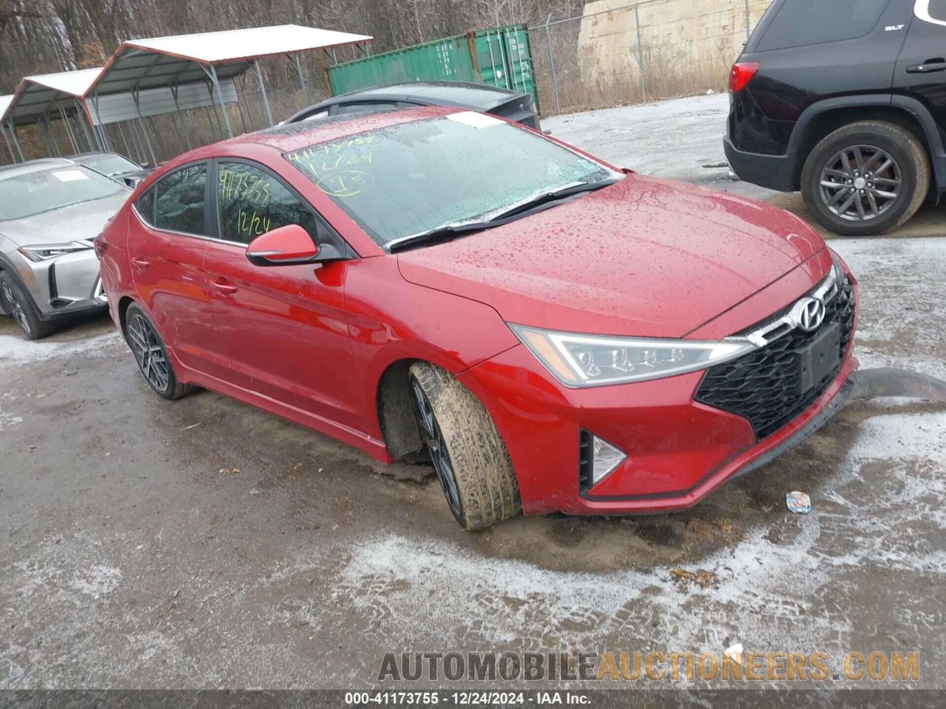 KMHD04LB9KU813625 HYUNDAI ELANTRA 2019