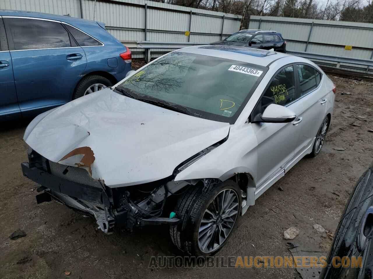 KMHD04LBXJU450203 HYUNDAI ELANTRA 2018