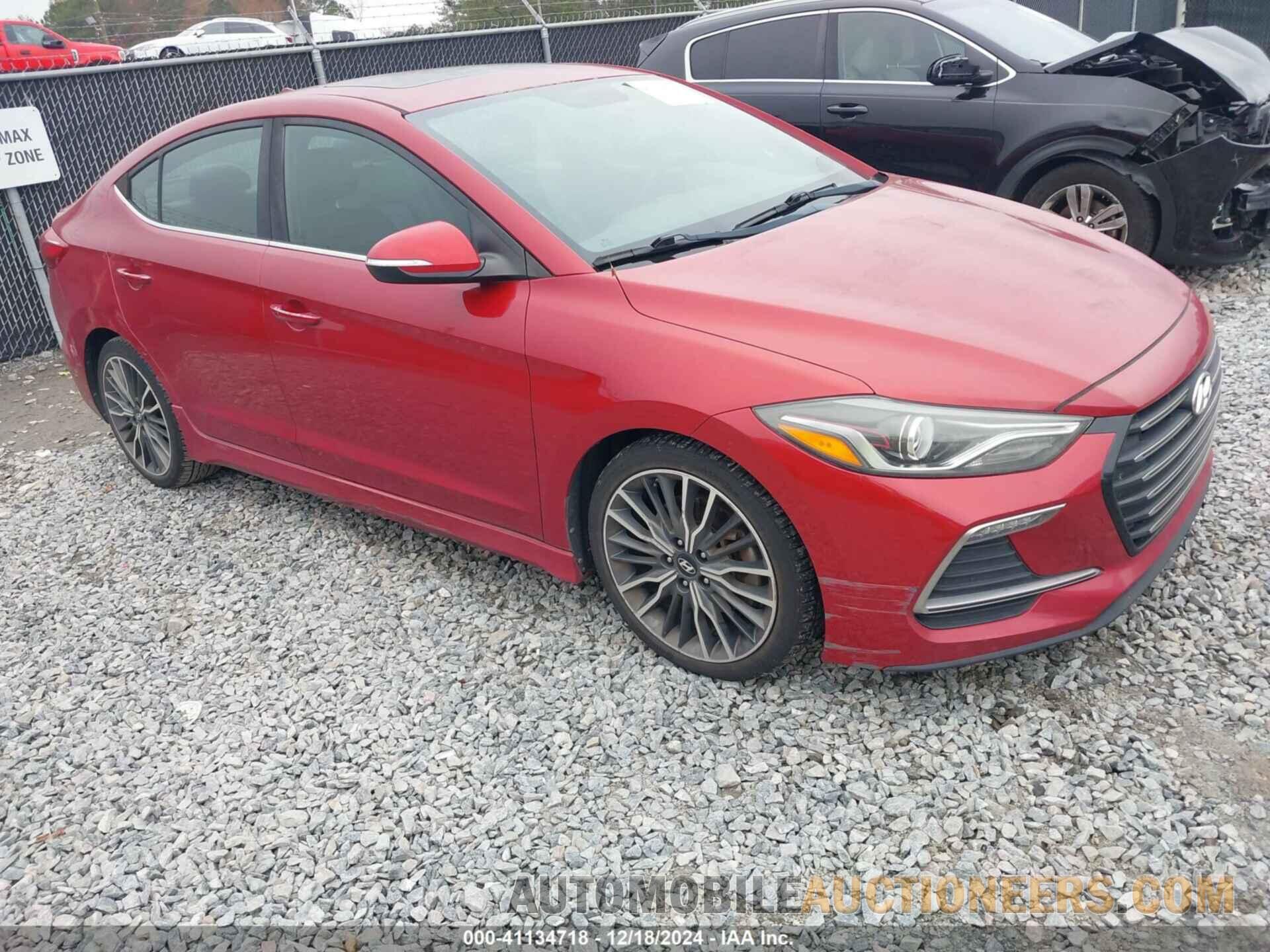 KMHD04LBXJU474114 HYUNDAI ELANTRA 2018