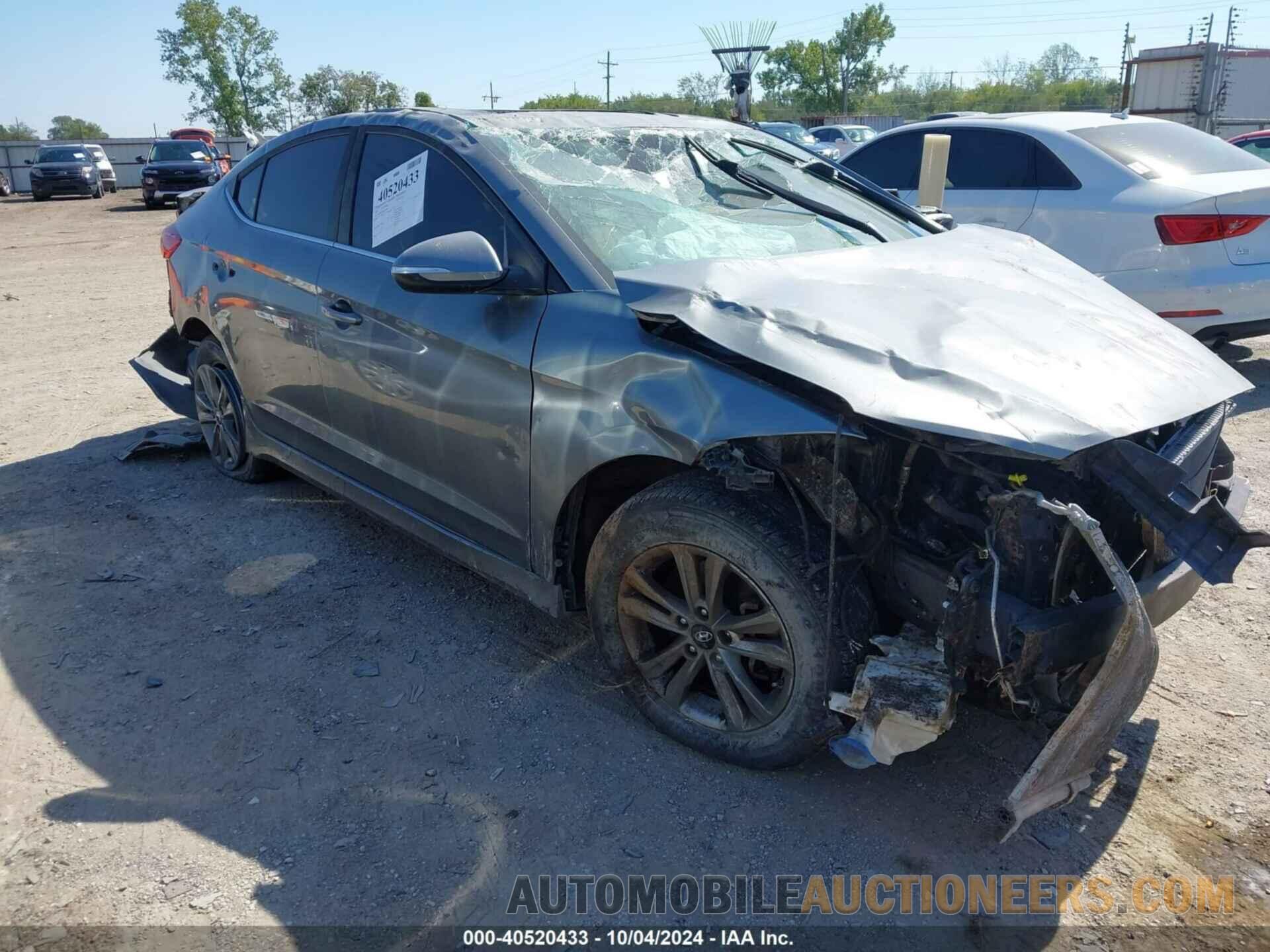 KMHD04LBXJU504812 HYUNDAI ELANTRA 2018