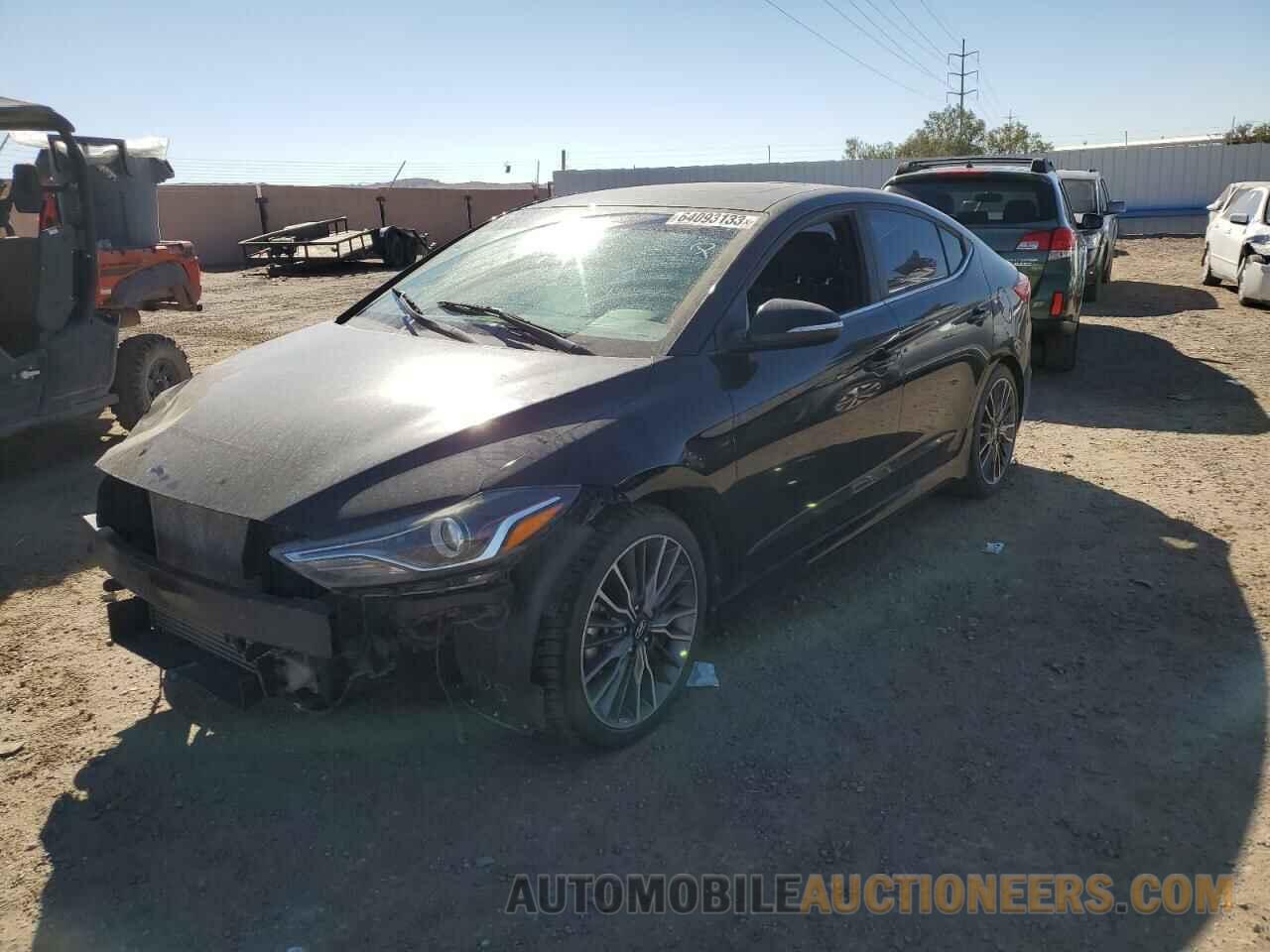 KMHD04LBXJU509007 HYUNDAI ELANTRA 2018