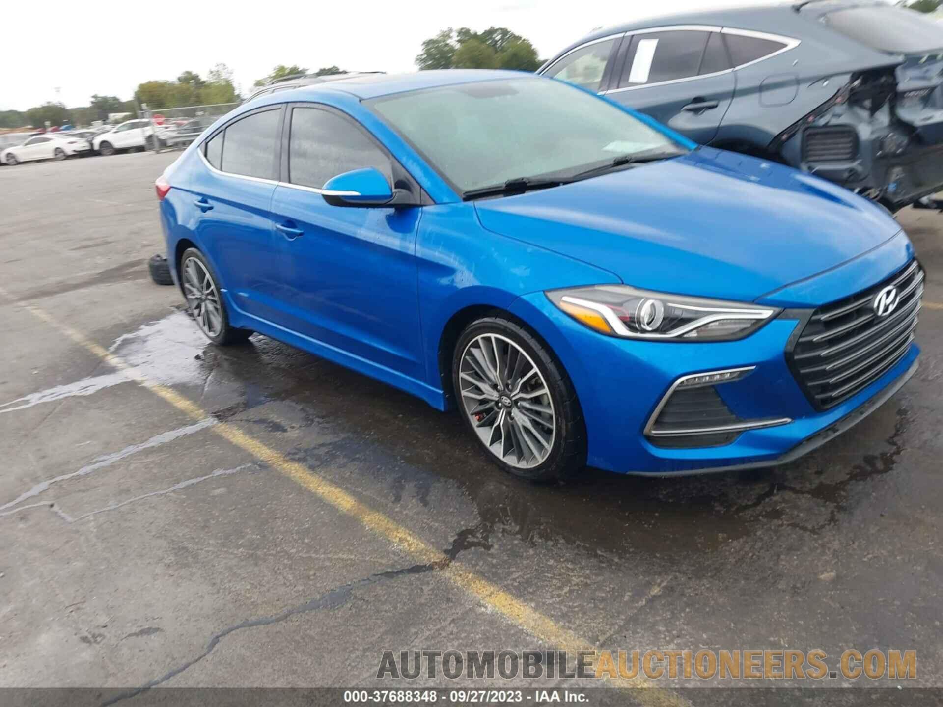 KMHD04LBXJU522212 HYUNDAI ELANTRA 2018