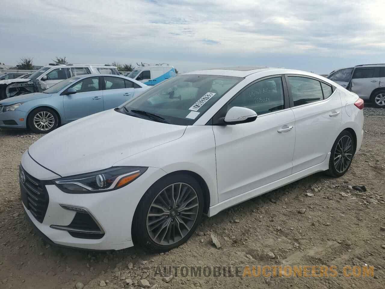 KMHD04LBXJU586377 HYUNDAI ELANTRA 2018