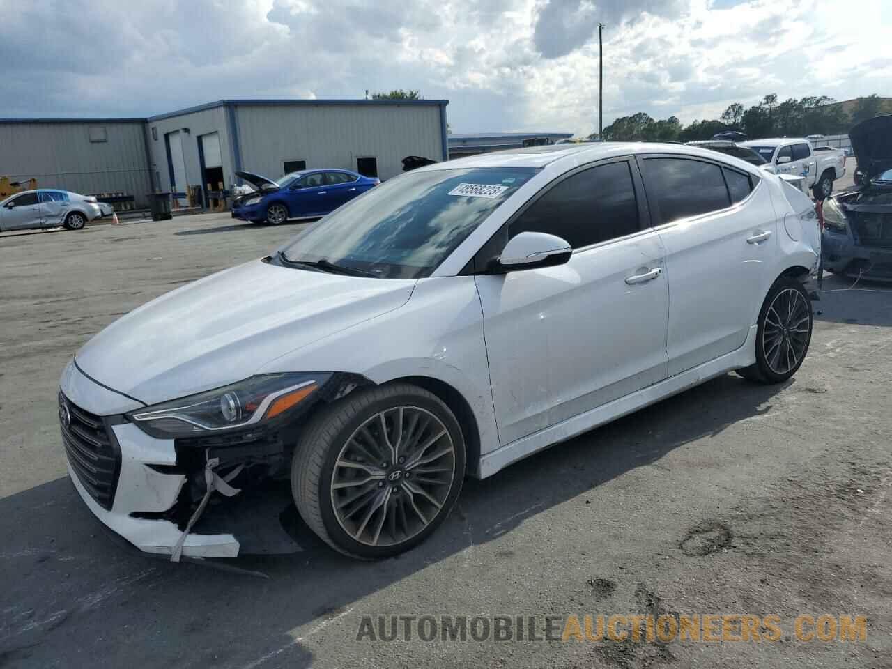 KMHD04LBXJU595998 HYUNDAI ELANTRA 2018