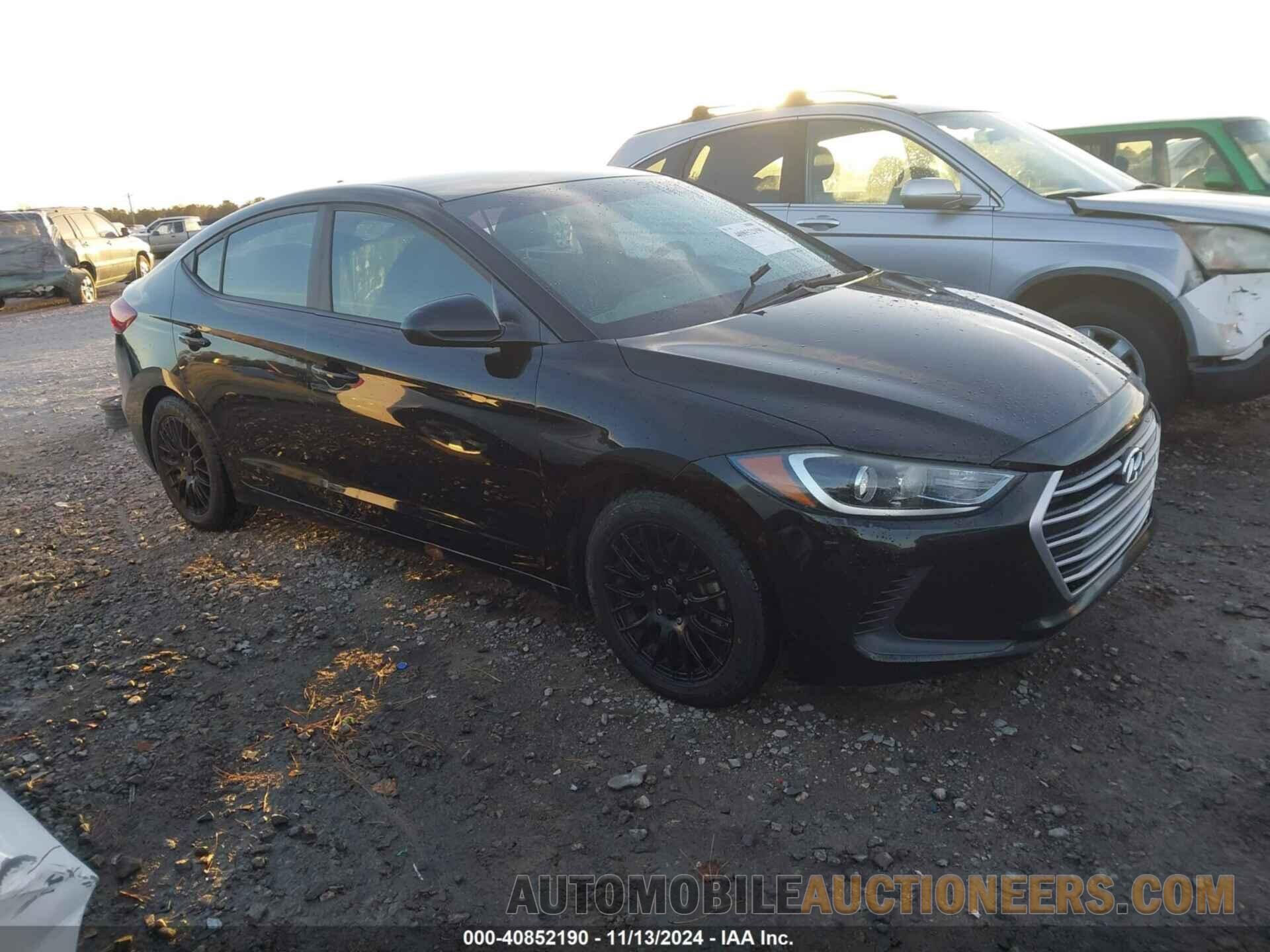 KMHD74LF0HU090593 HYUNDAI ELANTRA 2017