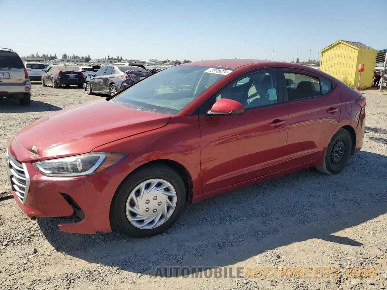 KMHD74LF0HU111829 HYUNDAI ELANTRA 2017