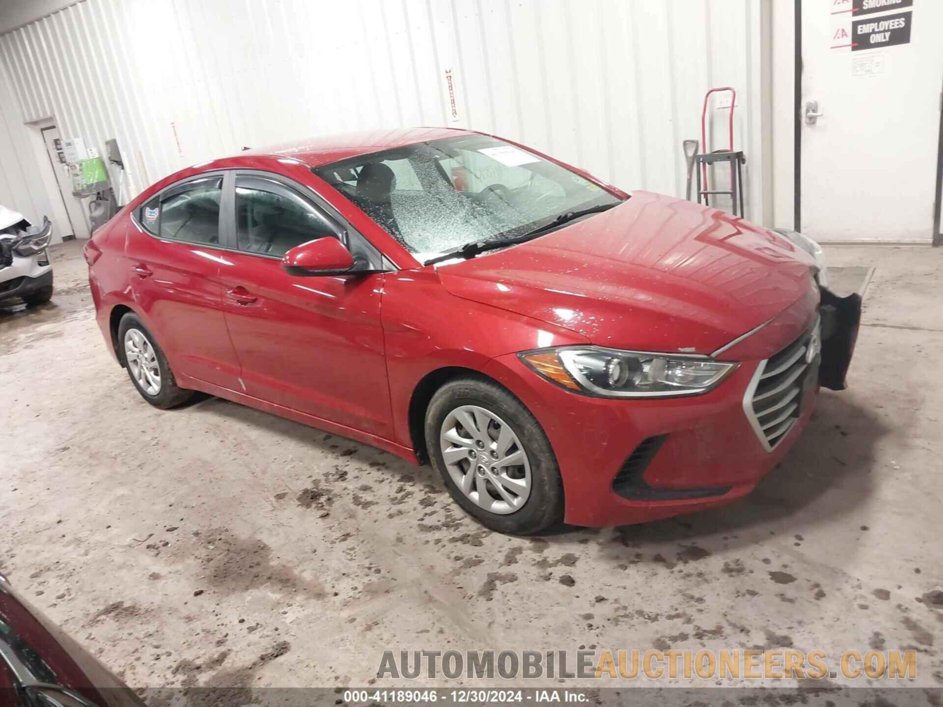 KMHD74LF0HU315689 HYUNDAI ELANTRA 2017