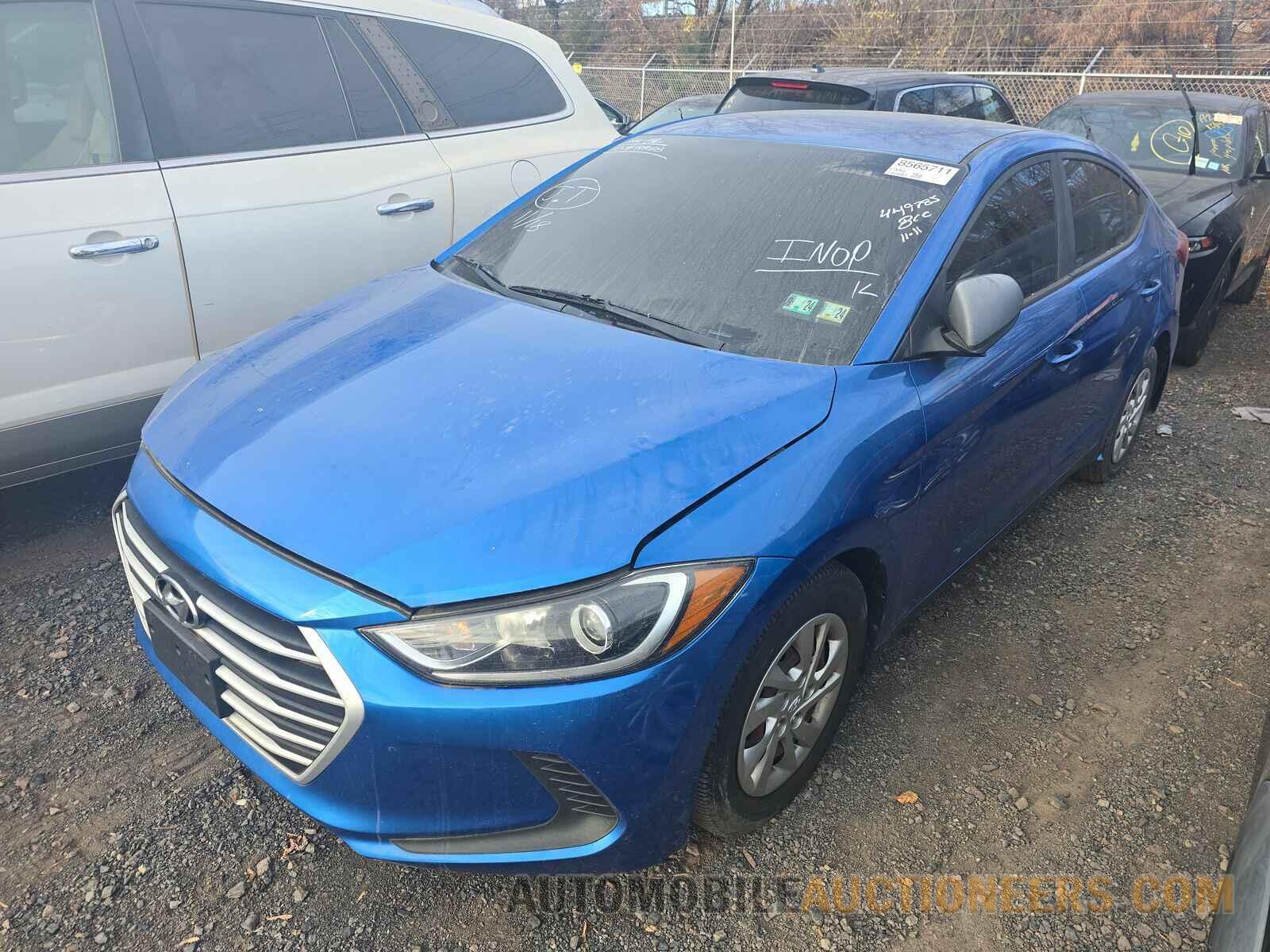 KMHD74LF0JU449785 Hyundai Elantra SE 2018