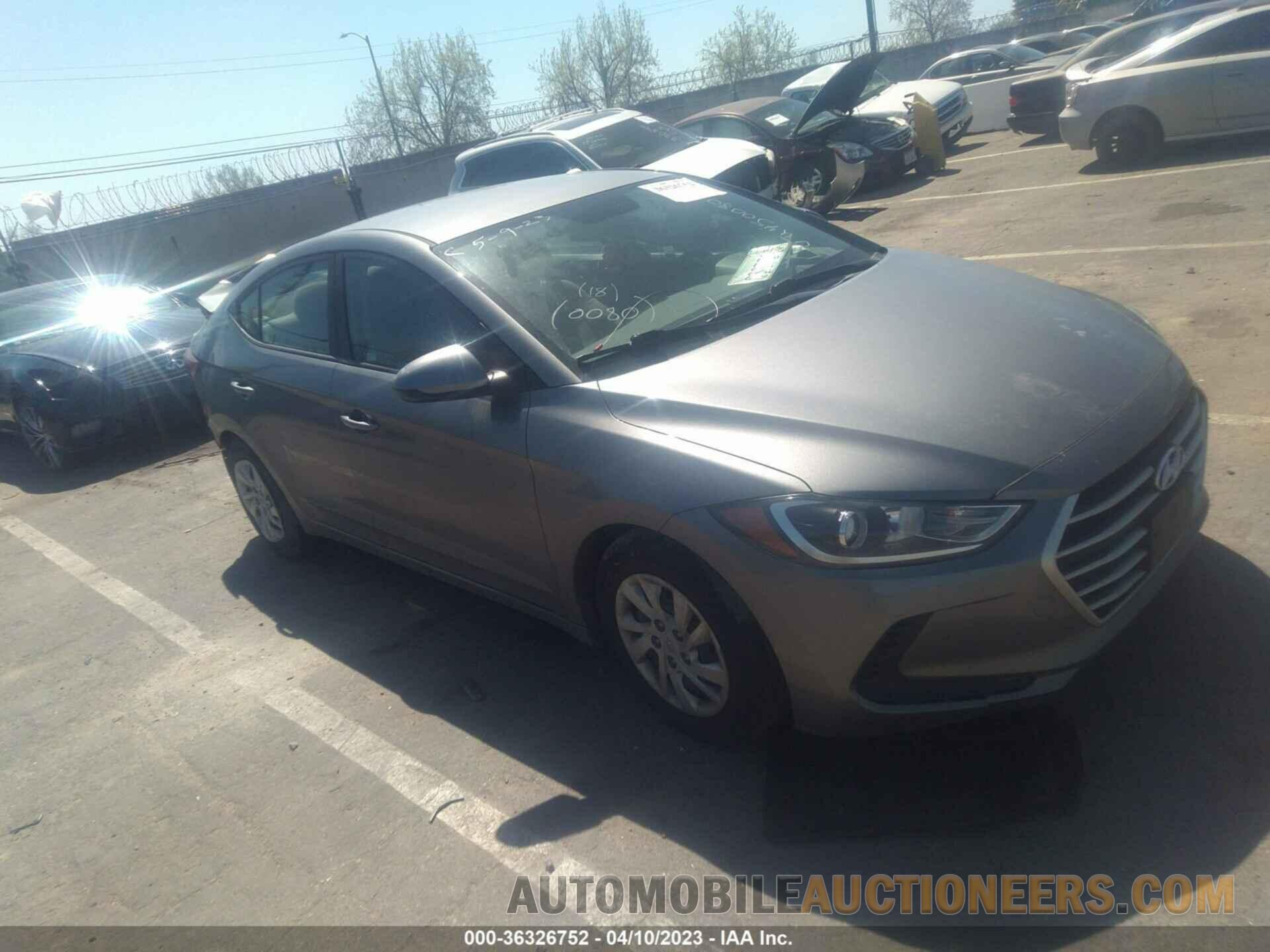 KMHD74LF0JU450080 HYUNDAI ELANTRA 2018