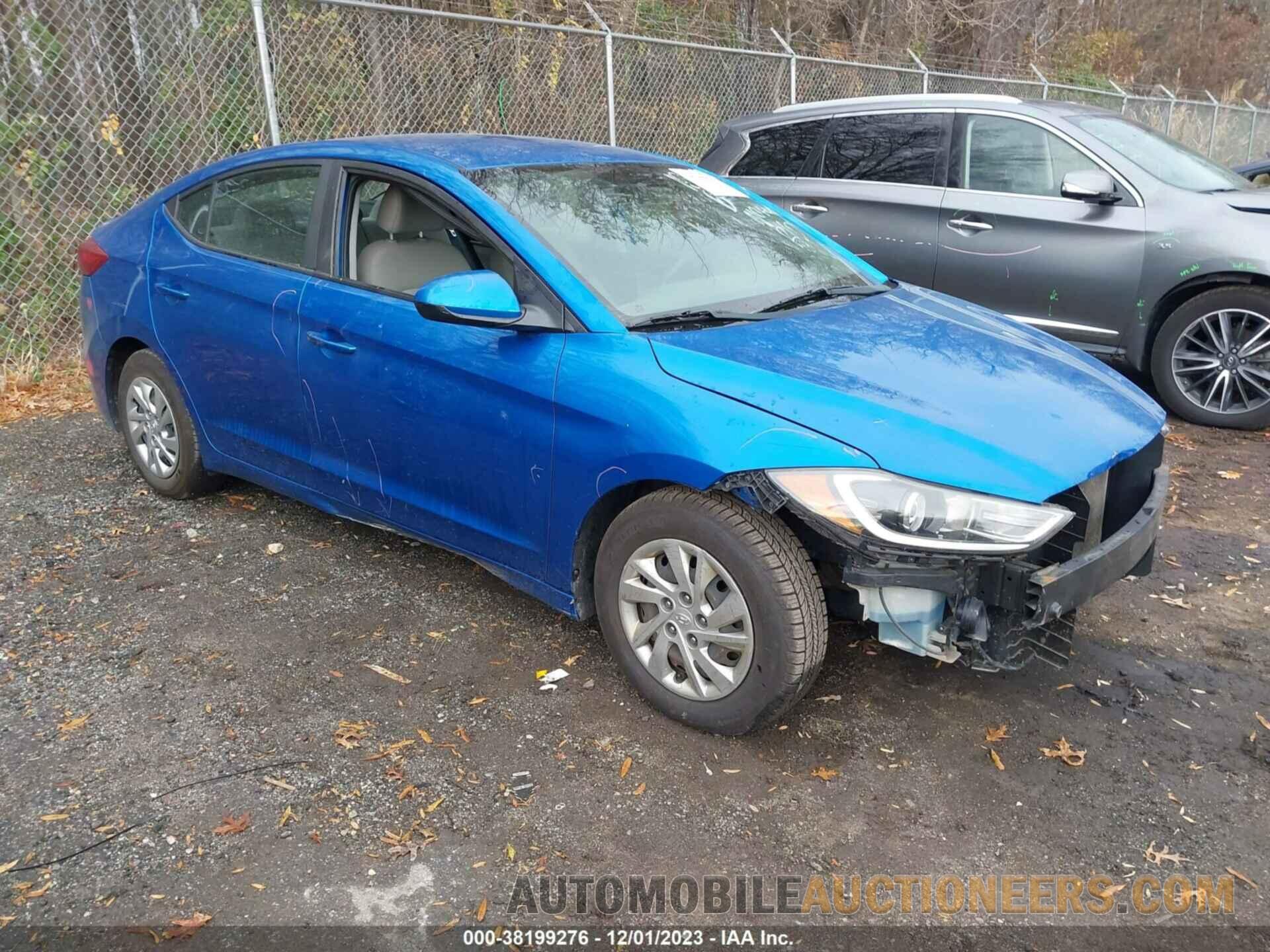 KMHD74LF0JU473004 HYUNDAI ELANTRA 2018