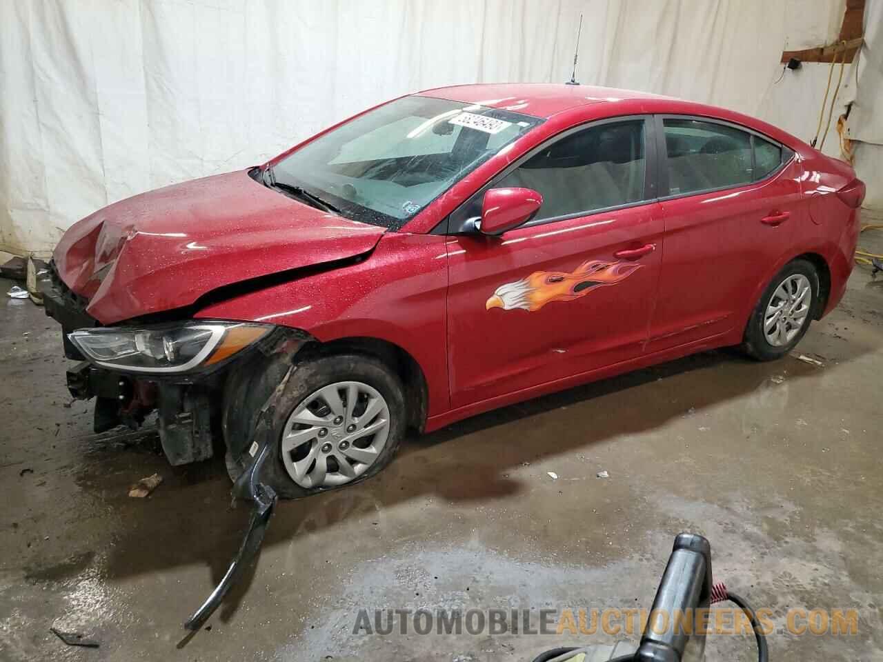 KMHD74LF0JU607171 HYUNDAI ELANTRA 2018