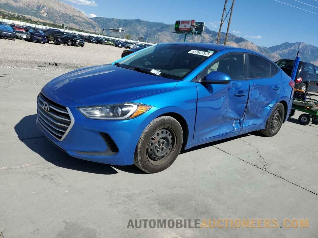 KMHD74LF0JU607476 HYUNDAI ELANTRA 2018