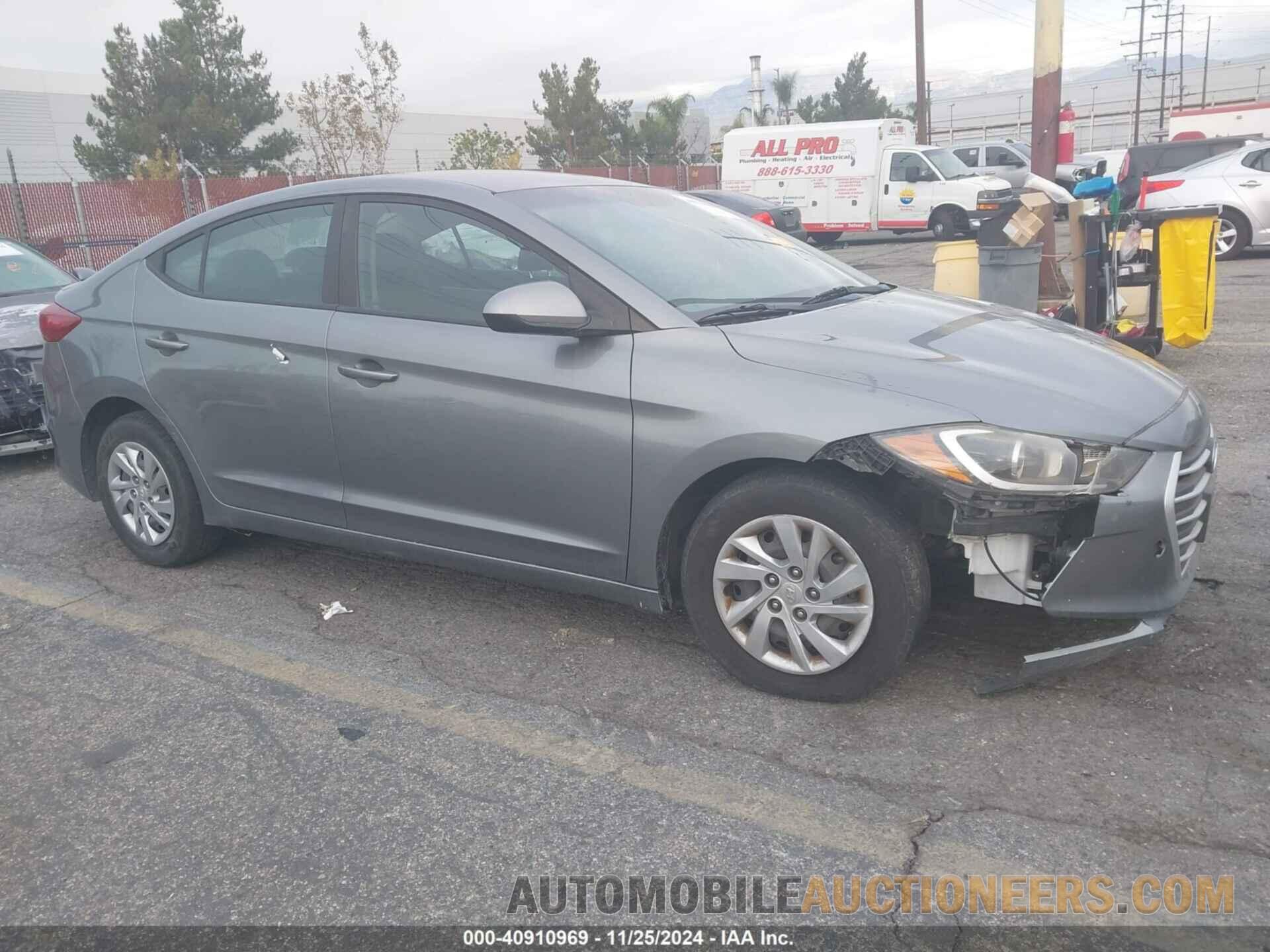 KMHD74LF0JU610717 HYUNDAI ELANTRA 2018