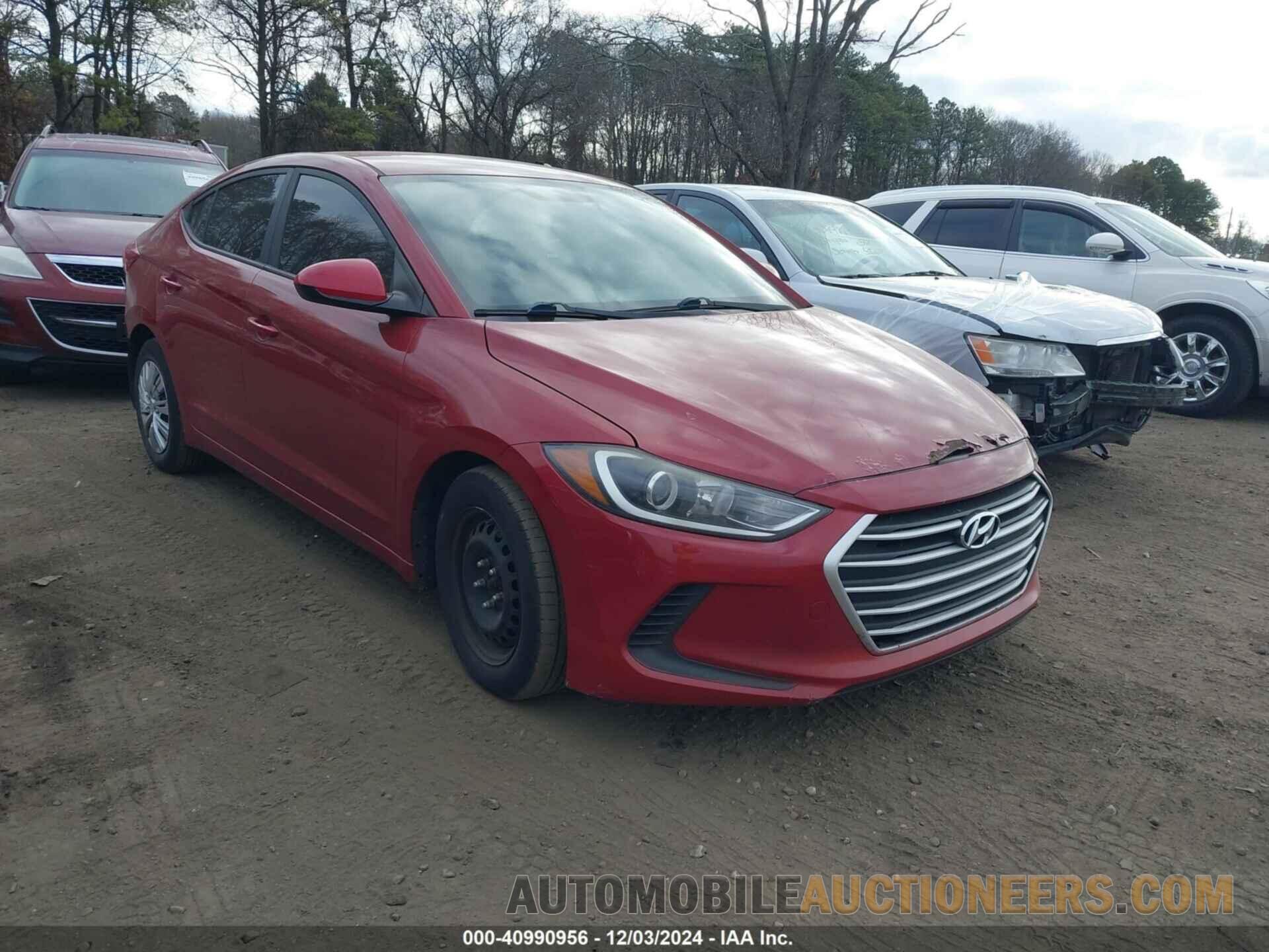 KMHD74LF1HU075911 HYUNDAI ELANTRA 2017