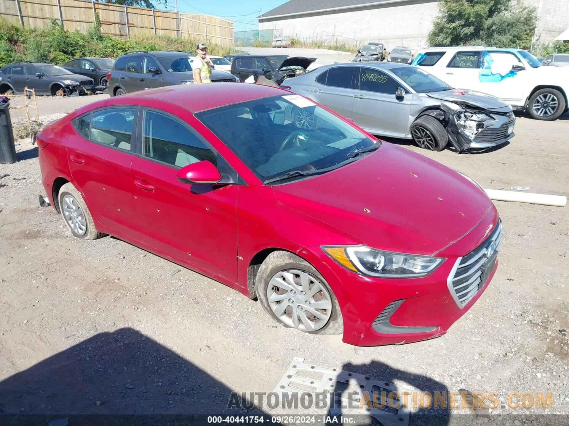 KMHD74LF1HU120264 HYUNDAI ELANTRA 2017