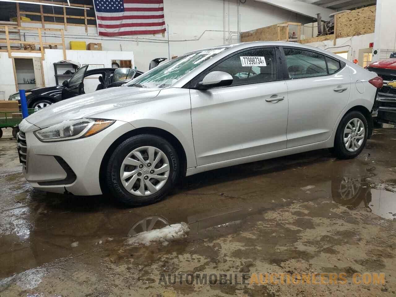 KMHD74LF1HU341380 HYUNDAI ELANTRA 2017