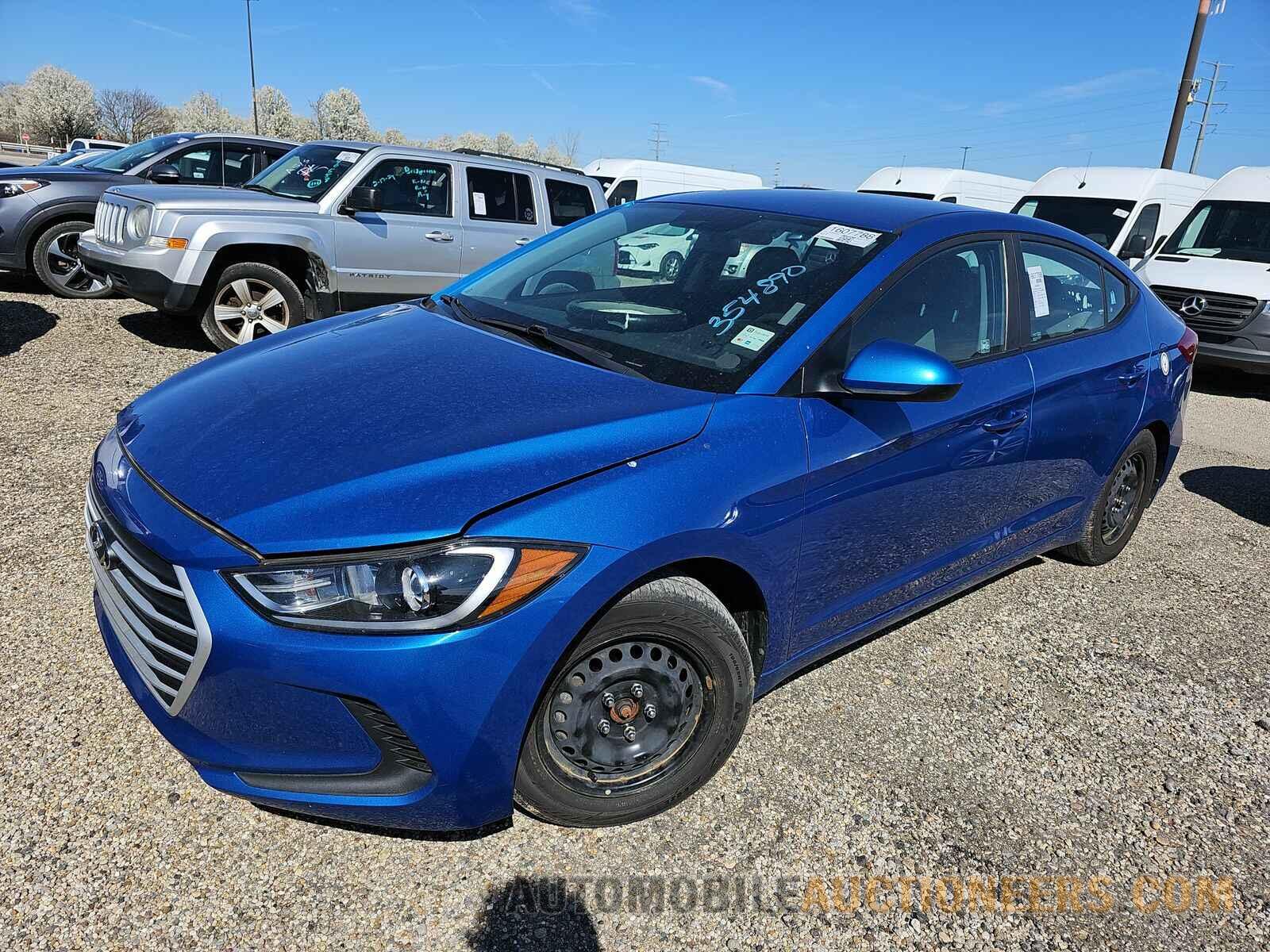 KMHD74LF1HU354890 Hyundai Elantra SE 2017