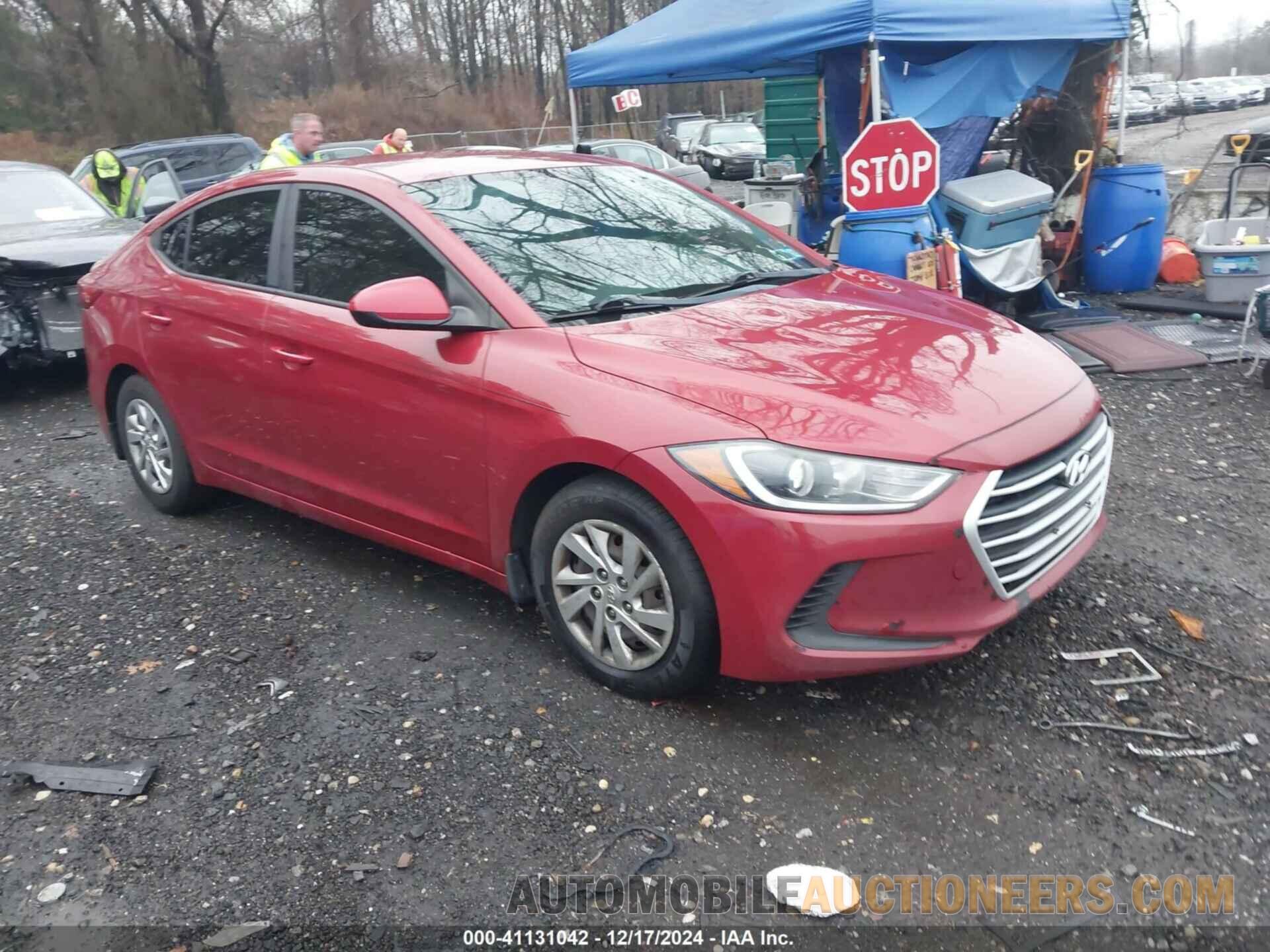 KMHD74LF1HU377540 HYUNDAI ELANTRA 2017