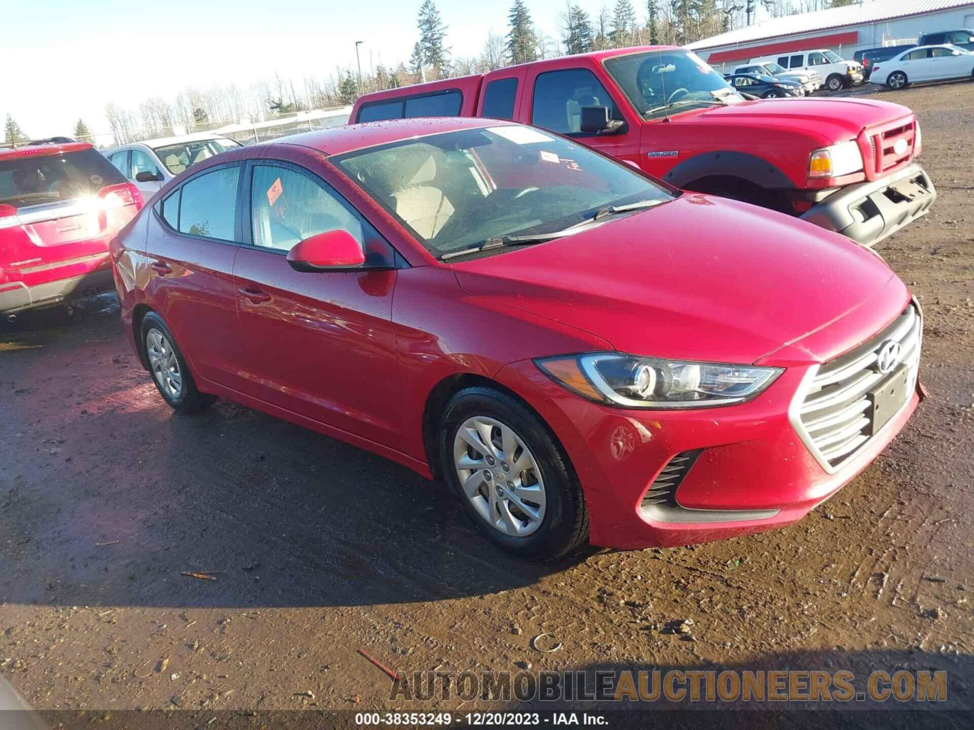 KMHD74LF1JU470015 HYUNDAI ELANTRA 2018