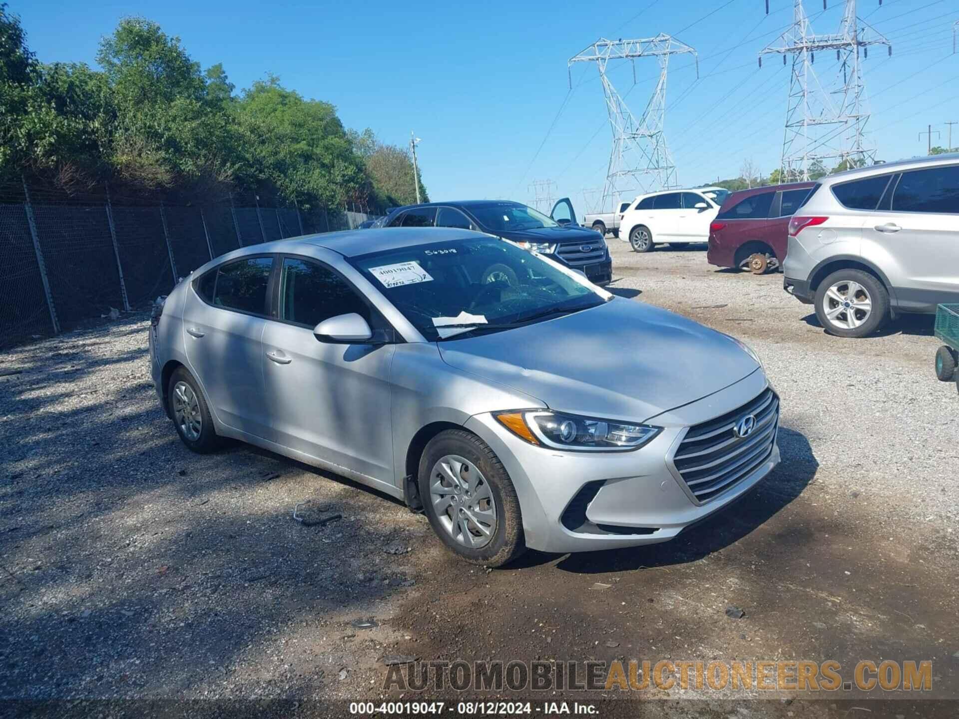 KMHD74LF1JU563018 HYUNDAI ELANTRA 2018