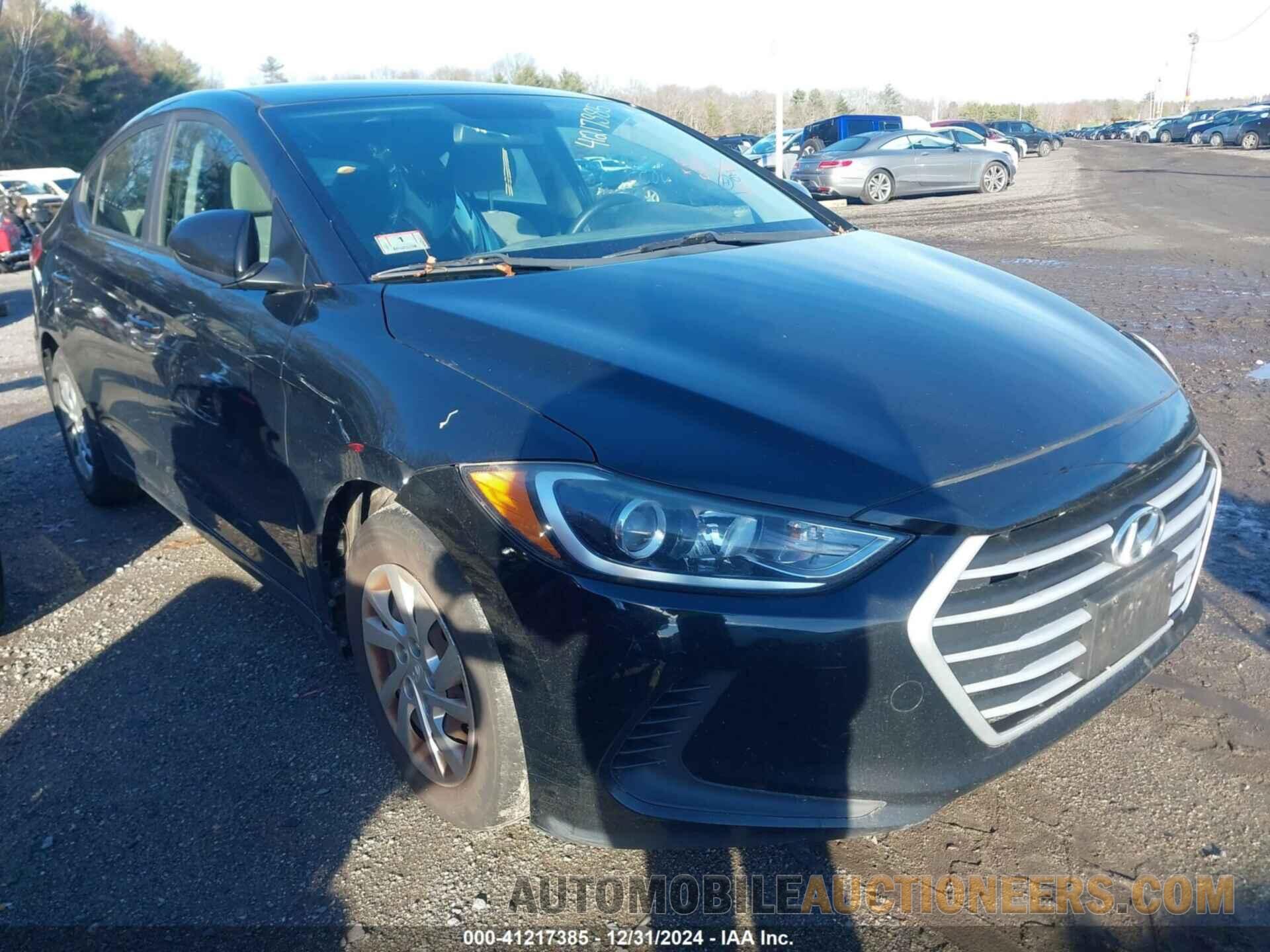 KMHD74LF2HU064691 HYUNDAI ELANTRA 2017