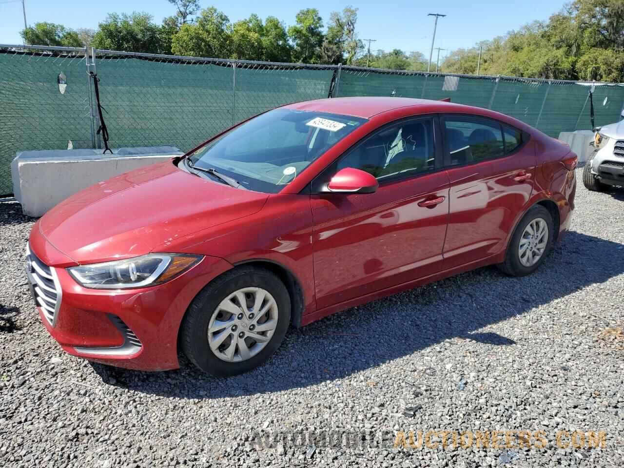 KMHD74LF2HU120323 HYUNDAI ELANTRA 2017