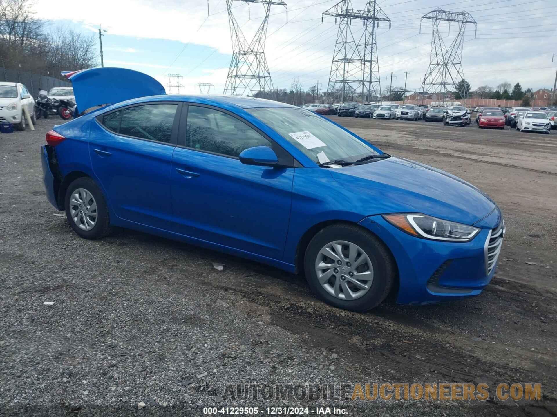 KMHD74LF2HU429323 HYUNDAI ELANTRA 2017