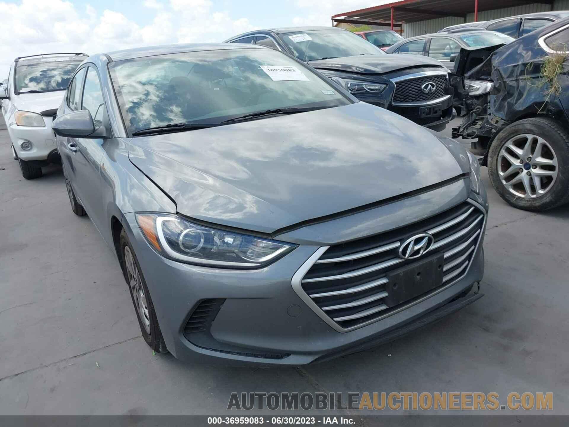 KMHD74LF2JU607057 HYUNDAI ELANTRA 2018