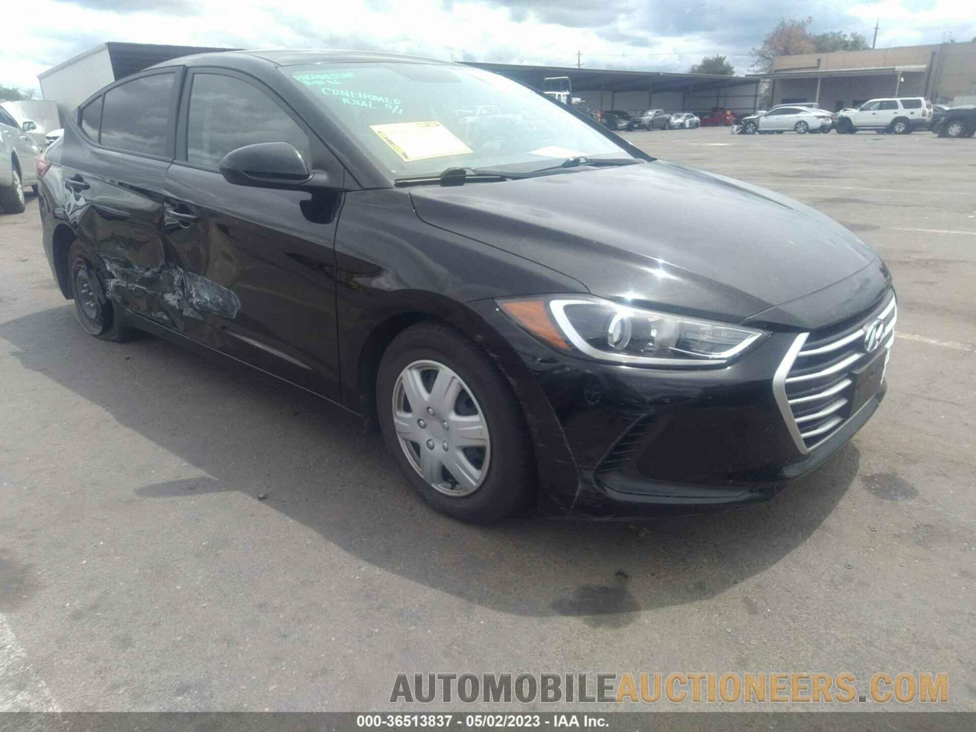 KMHD74LF3JU473272 HYUNDAI ELANTRA 2018