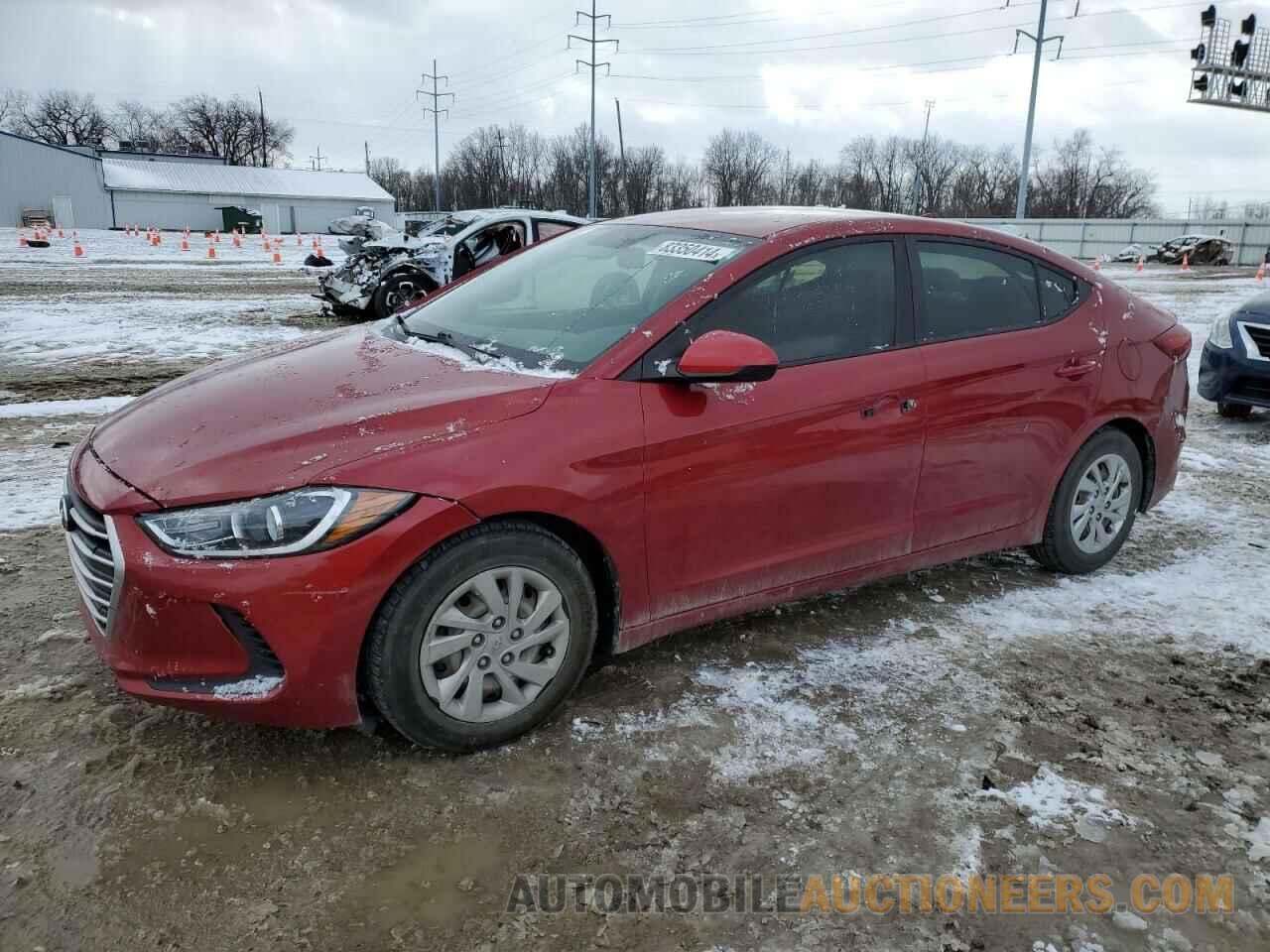 KMHD74LF4HU193659 HYUNDAI ELANTRA 2017