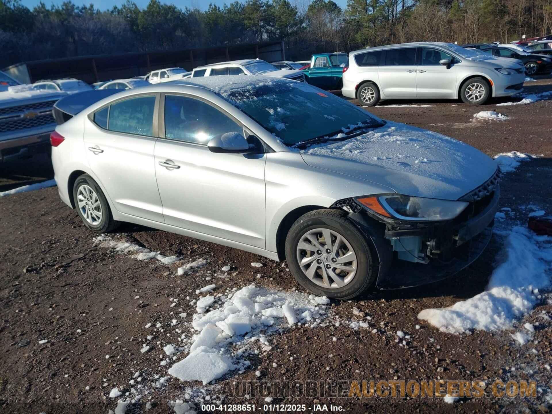 KMHD74LF4HU326842 HYUNDAI ELANTRA 2017