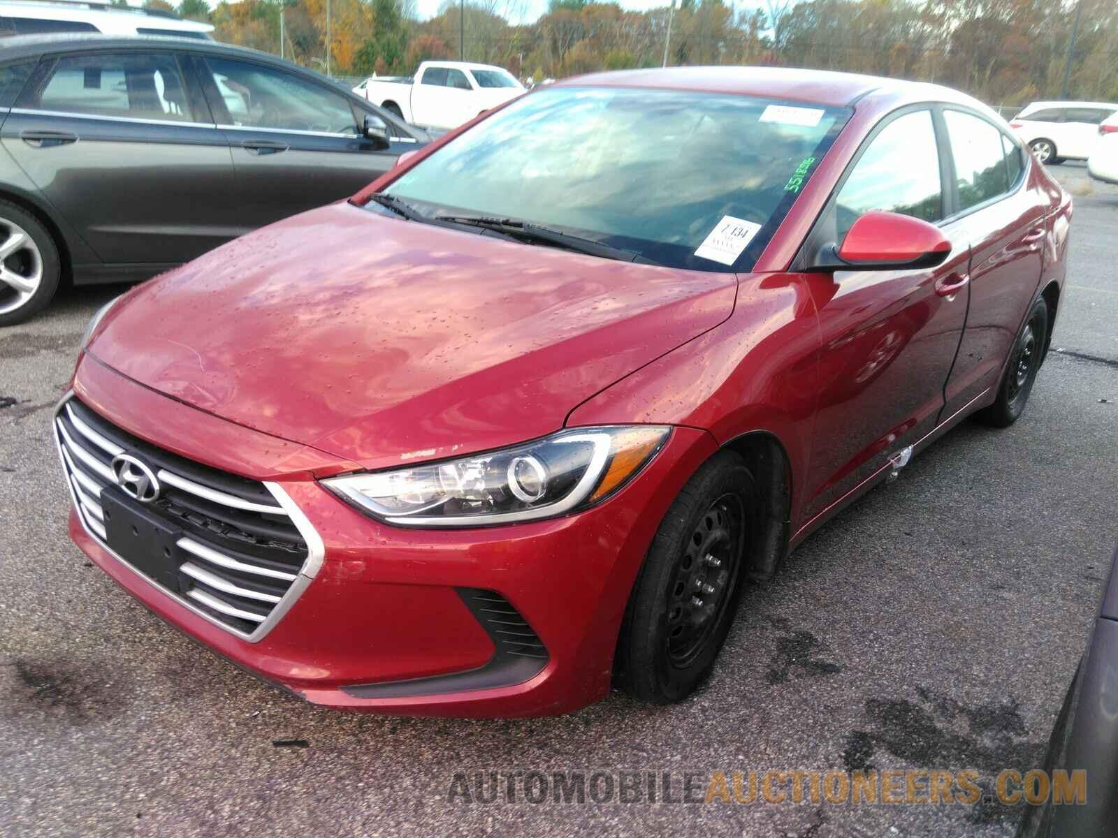 KMHD74LF4HU329272 Hyundai Elantra SE 2017