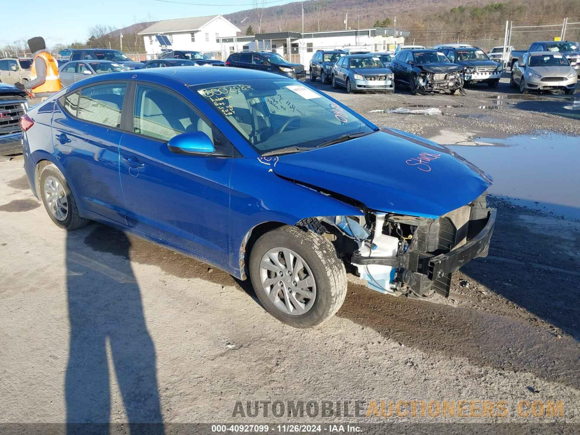 KMHD74LF4HU330826 HYUNDAI ELANTRA 2017