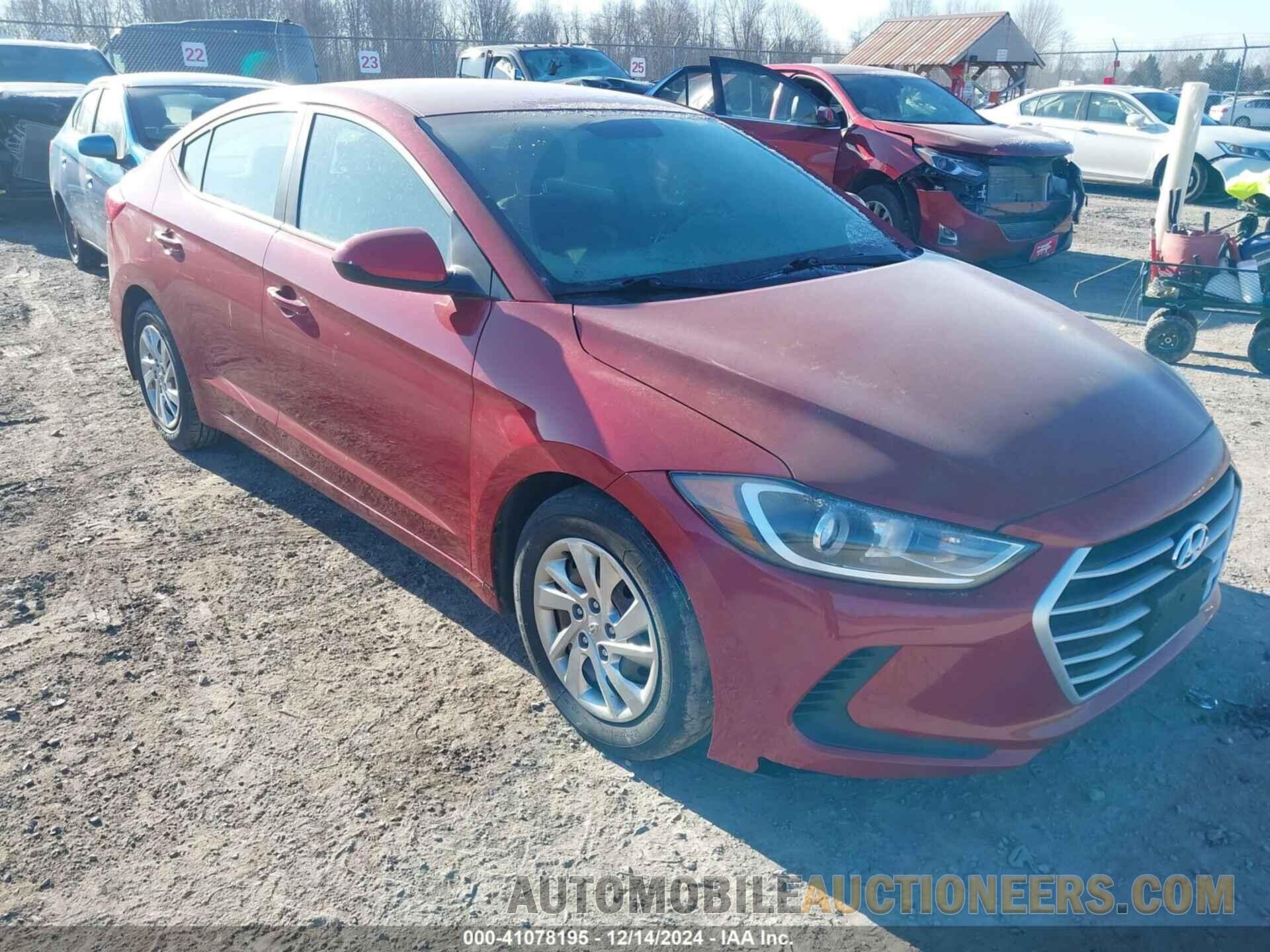 KMHD74LF4HU371750 HYUNDAI ELANTRA 2017