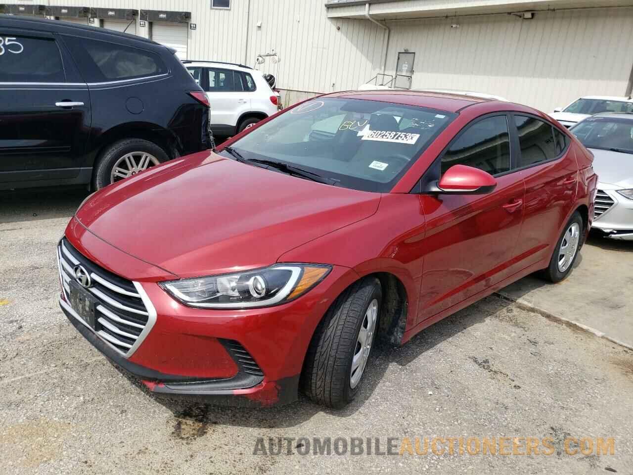 KMHD74LF4JU607383 HYUNDAI ELANTRA 2018