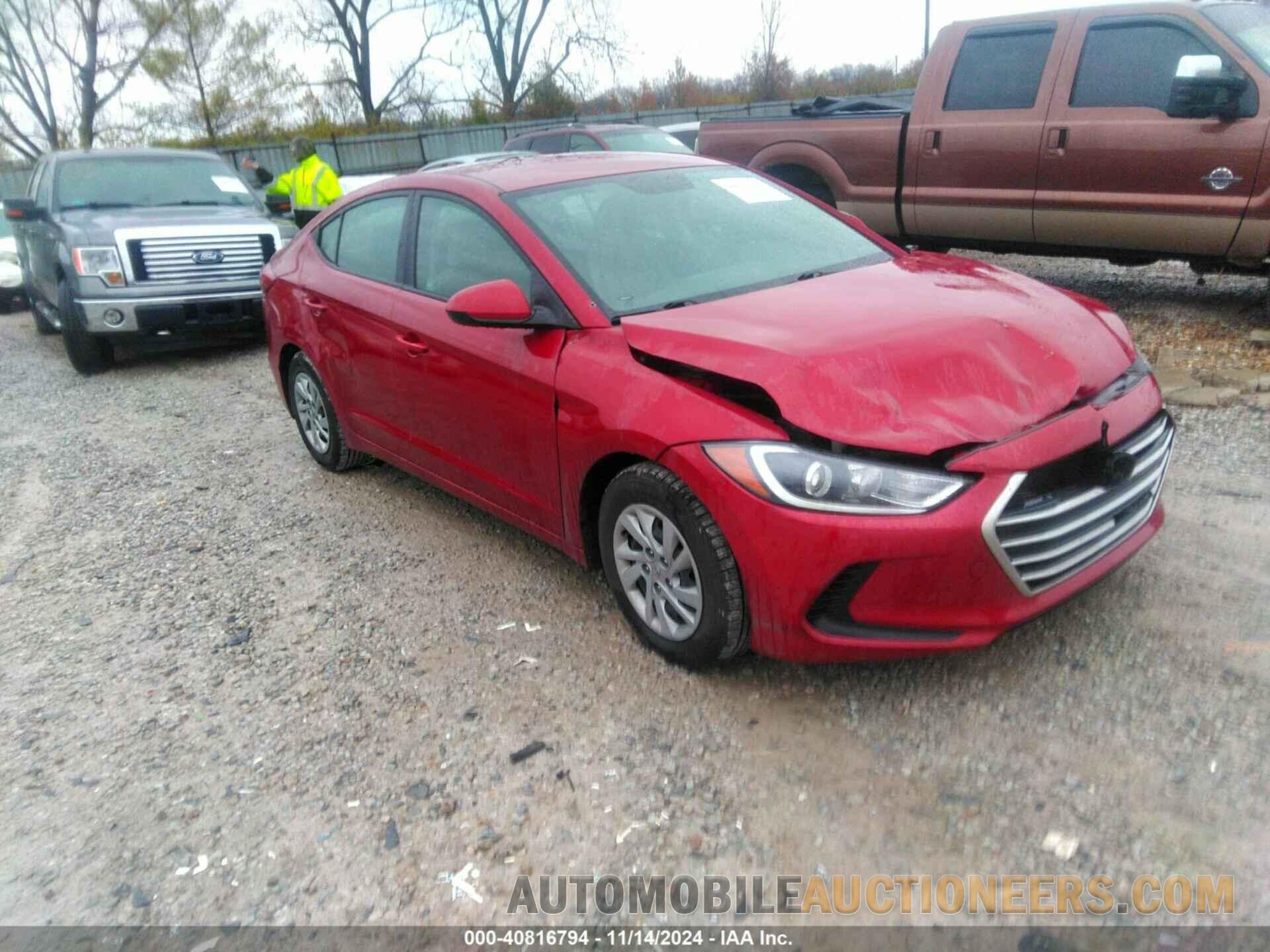 KMHD74LF5HU226104 HYUNDAI ELANTRA 2017