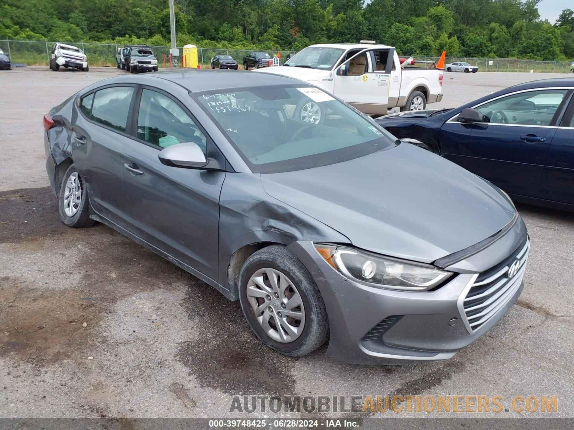 KMHD74LF5JU451967 HYUNDAI ELANTRA 2018