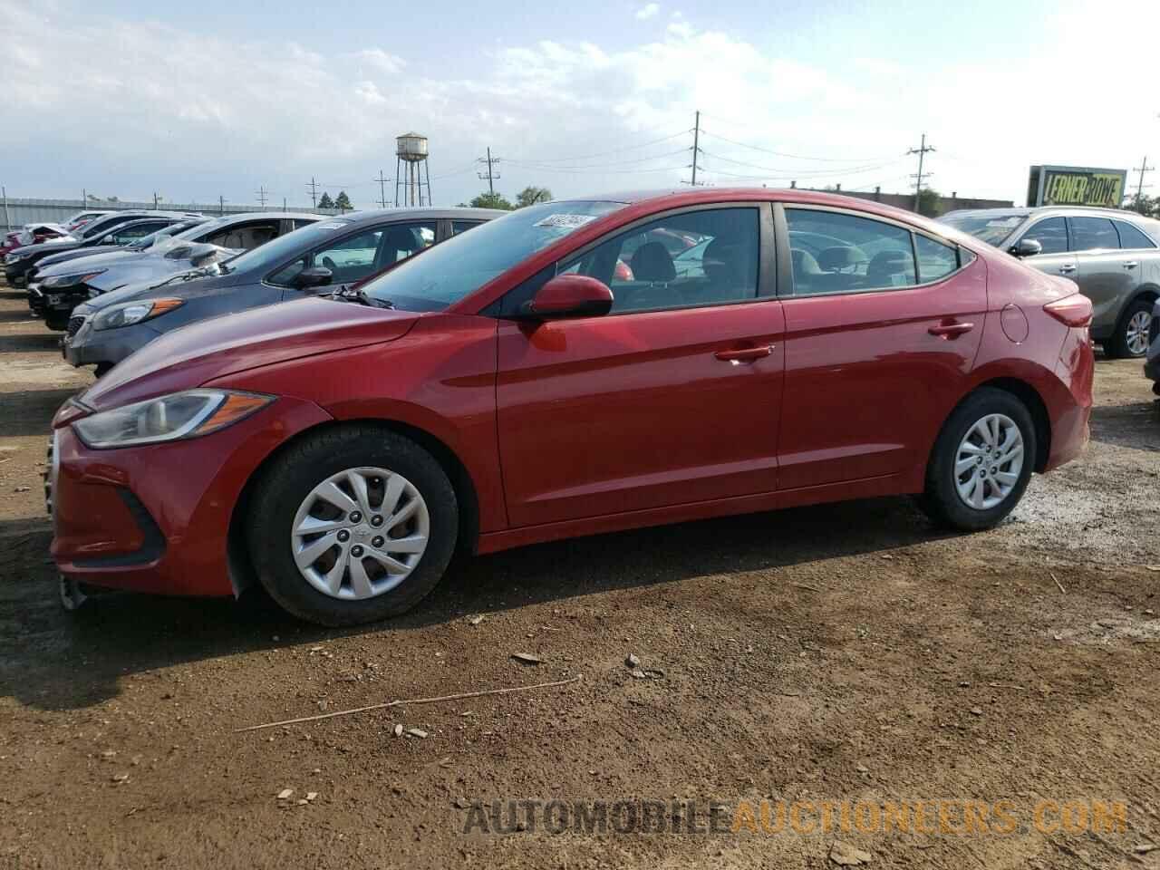 KMHD74LF6HU071675 HYUNDAI ELANTRA 2017