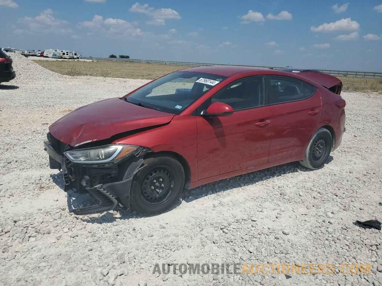 KMHD74LF6HU100043 HYUNDAI ELANTRA 2017