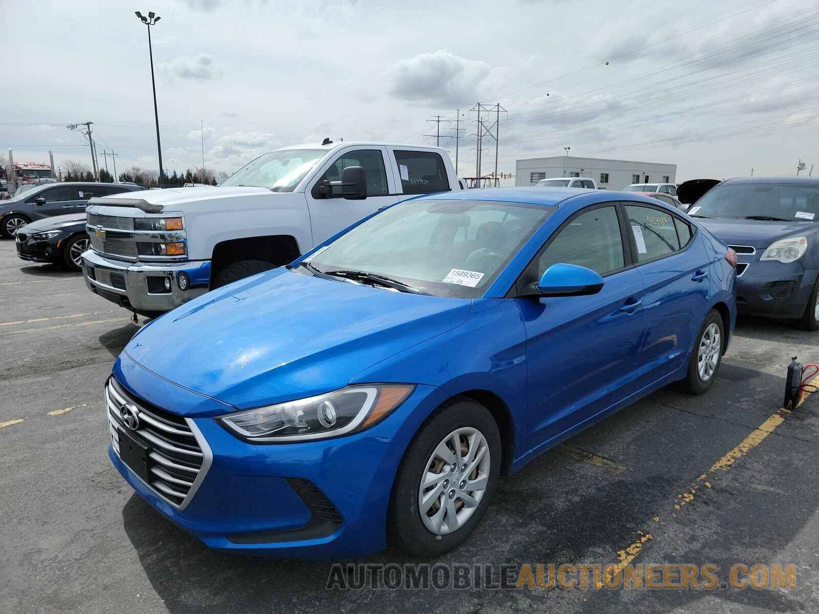 KMHD74LF6HU122897 Hyundai Elantra 2017