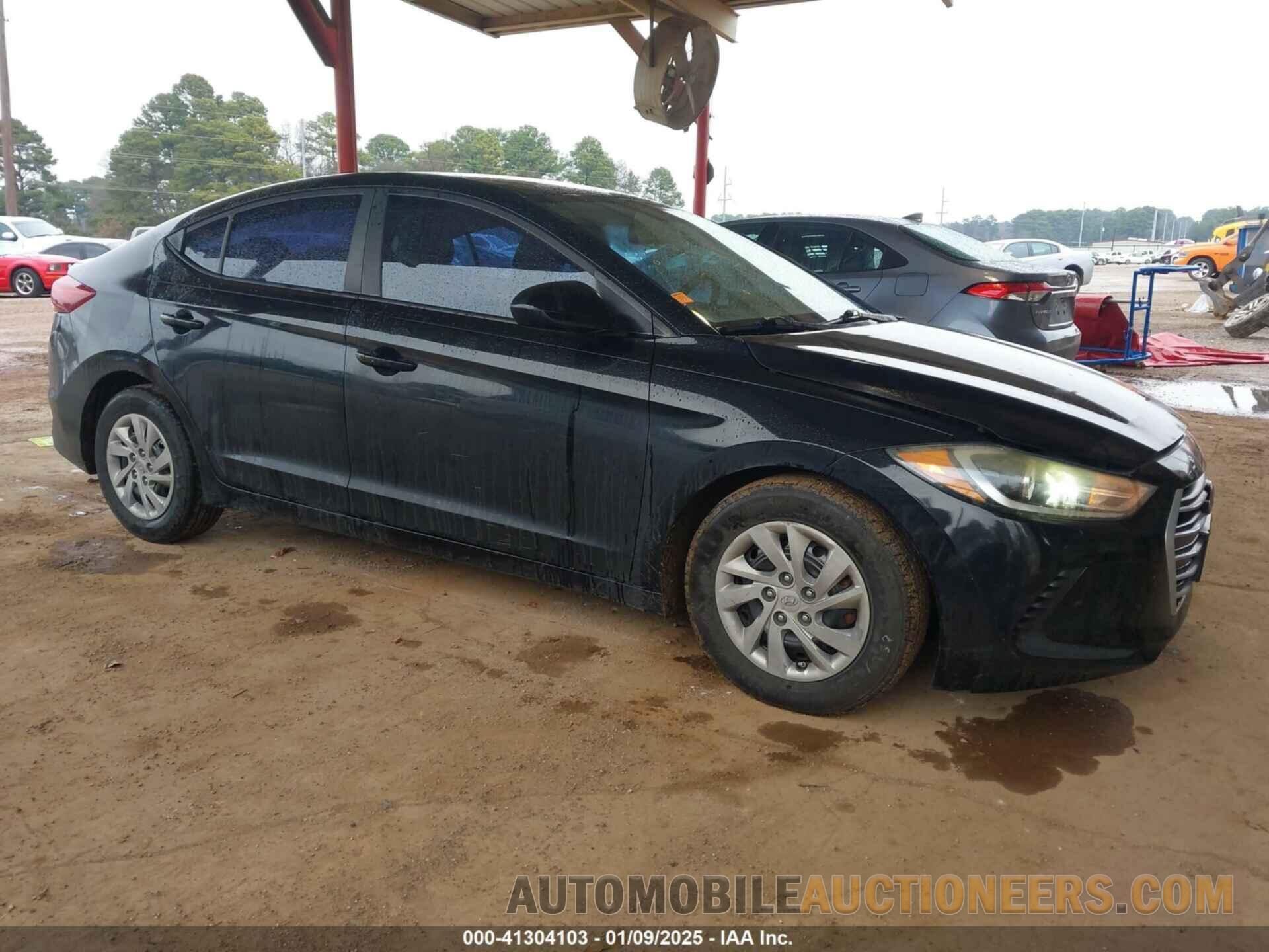 KMHD74LF6HU129025 HYUNDAI ELANTRA 2017