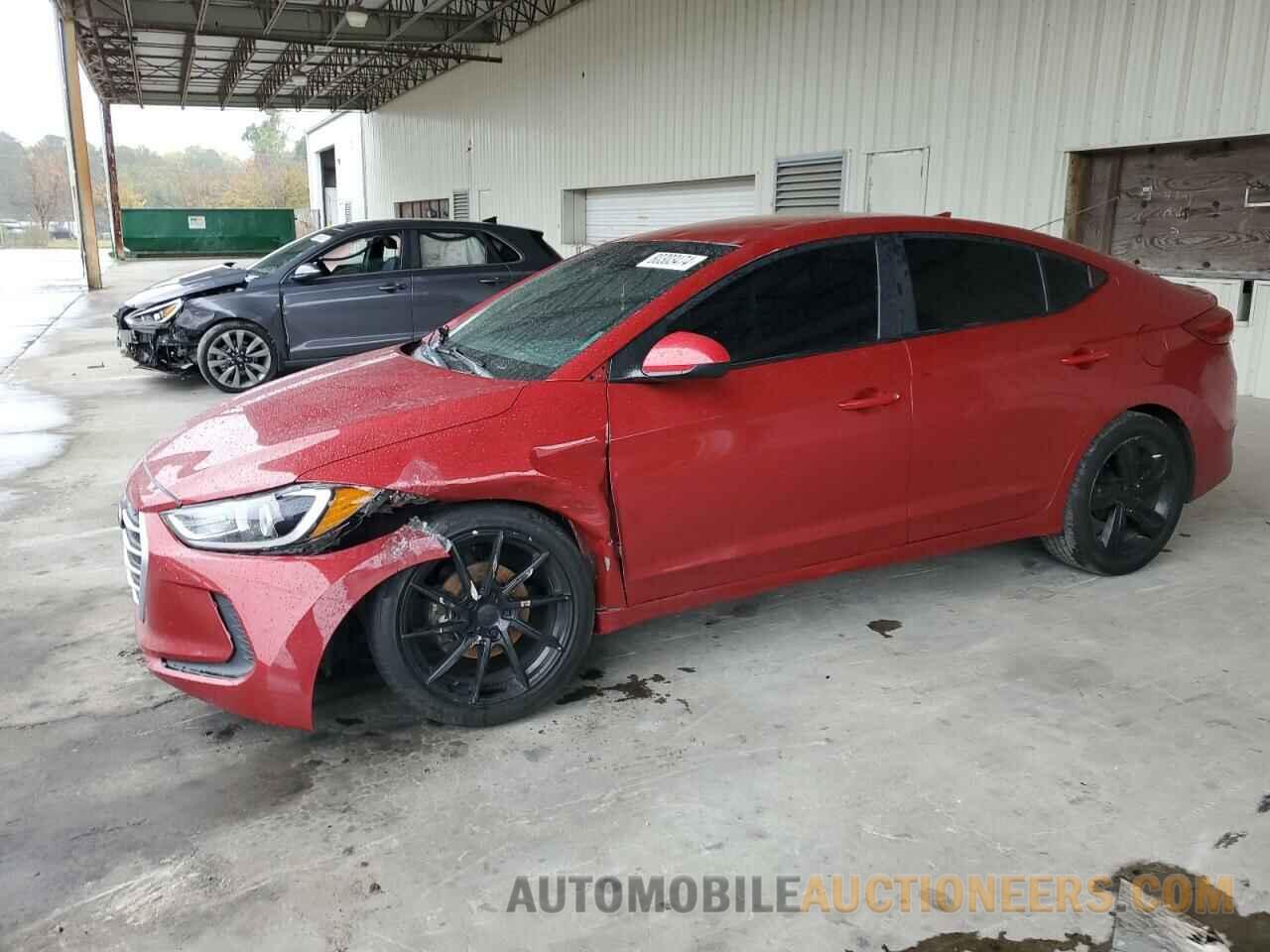 KMHD74LF6HU301117 HYUNDAI ELANTRA 2017