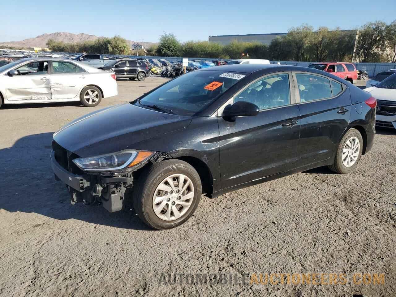 KMHD74LF6HU355078 HYUNDAI ELANTRA 2017