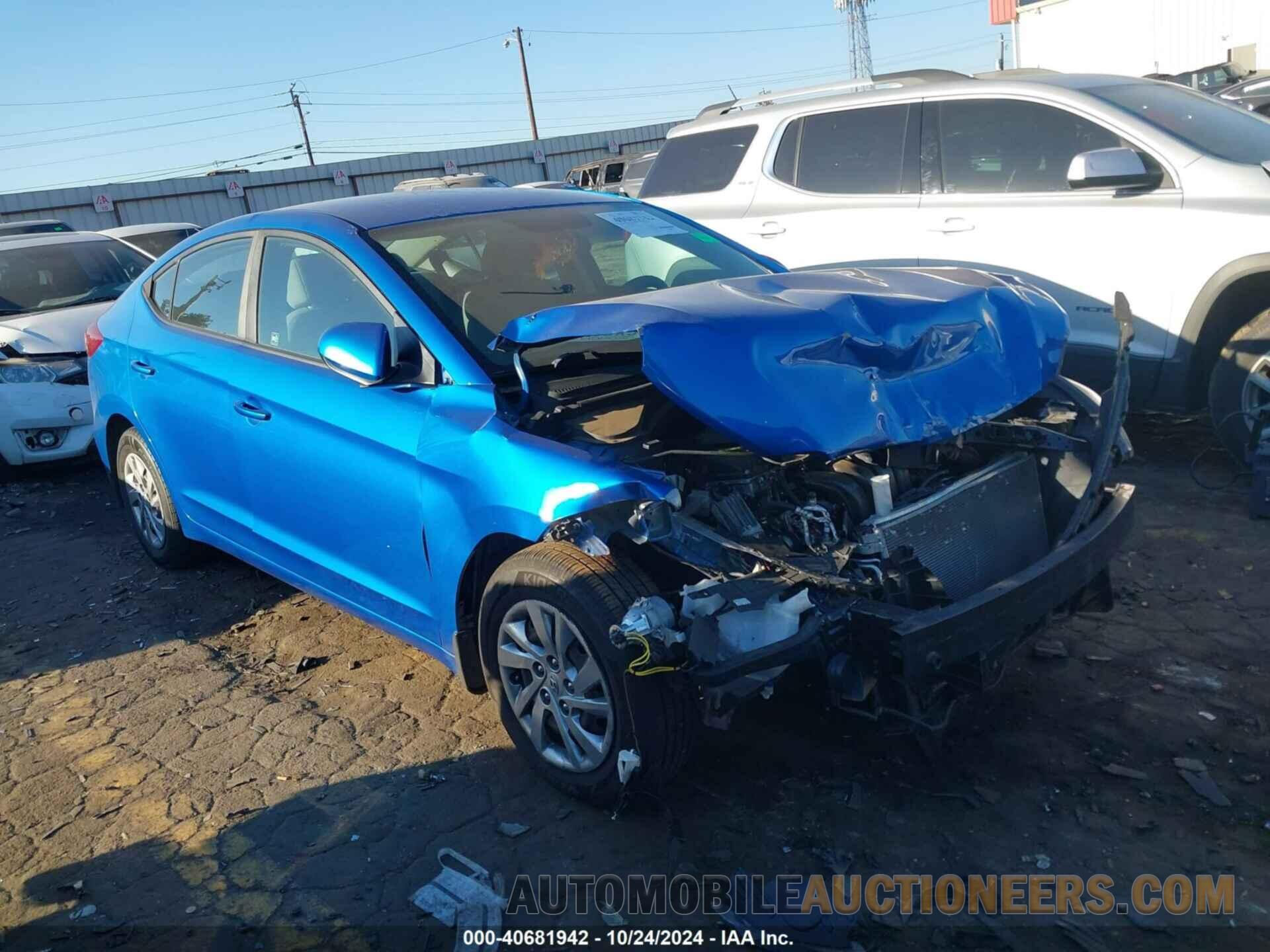 KMHD74LF6HU367442 HYUNDAI ELANTRA 2017